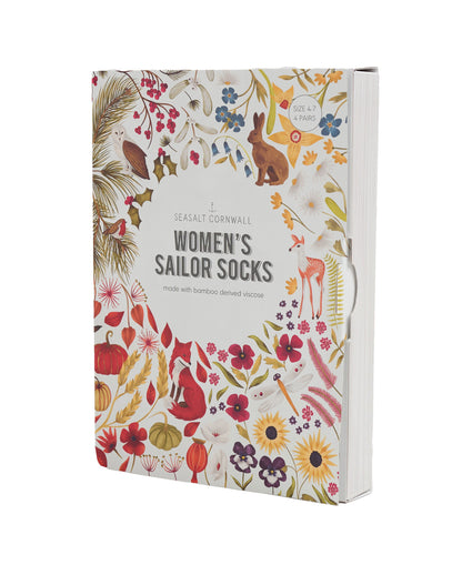 Sailor Socks Box of 4 - Potting Shed Mix