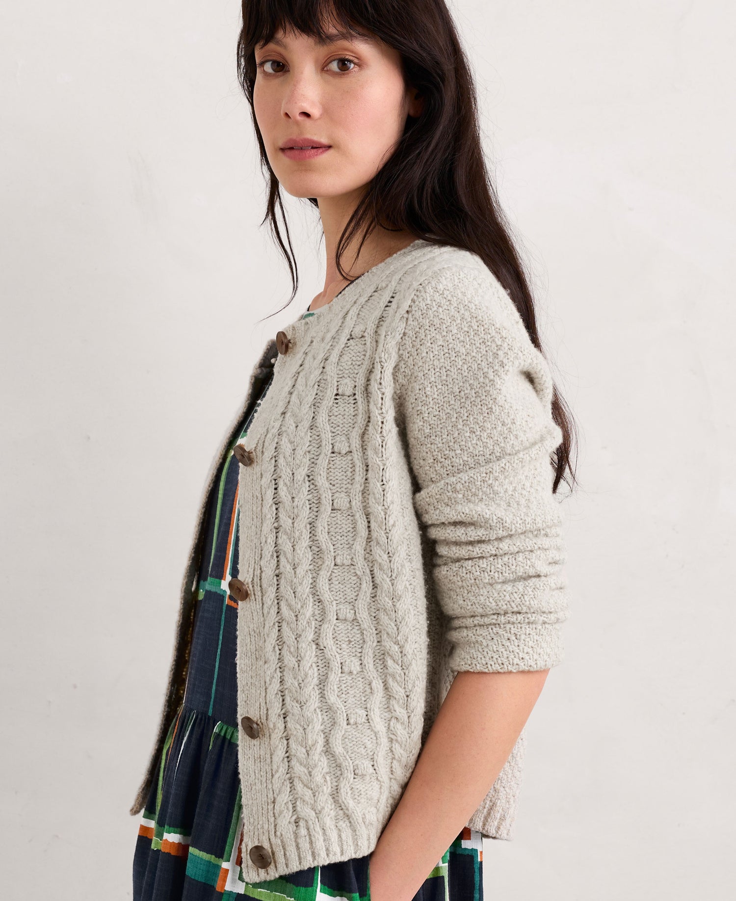 Tressa Cardigan - Aran