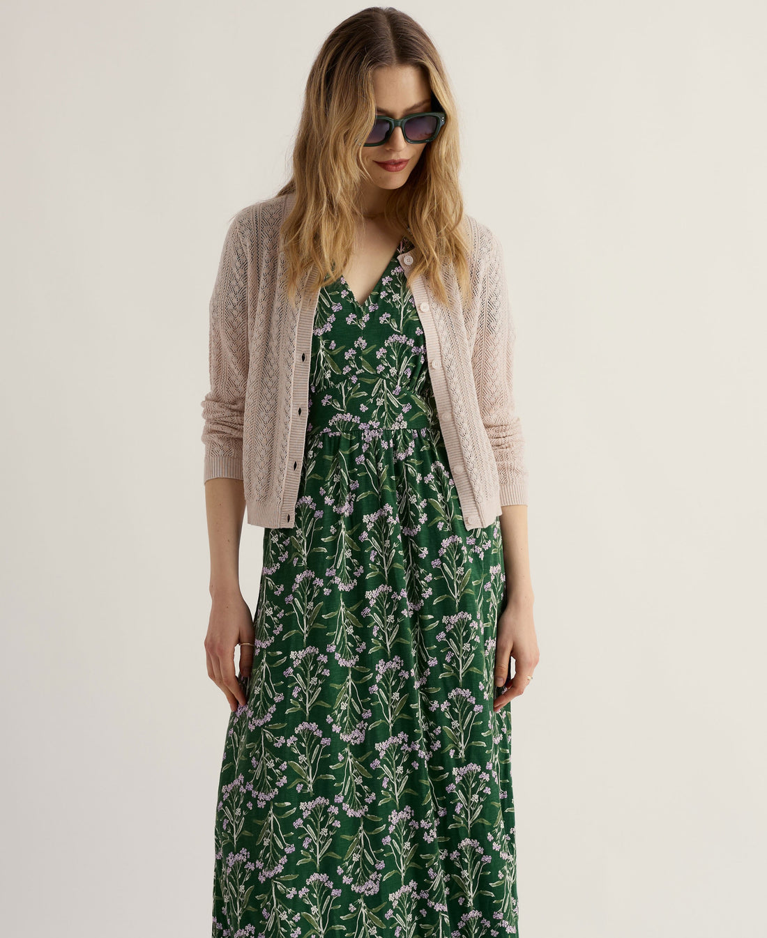 Willowing Cardigan - Chalk