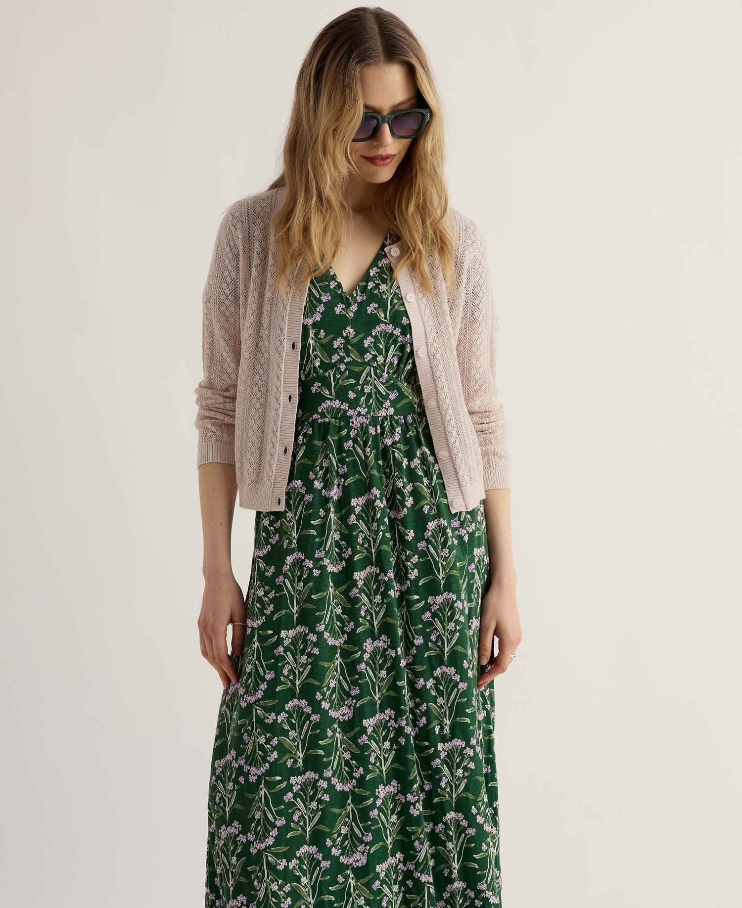 Willowing Cardigan - Chalk