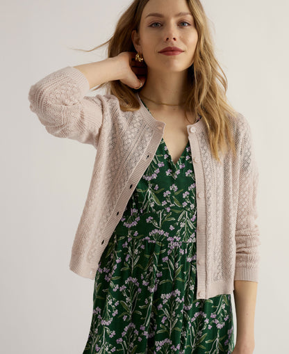 Willowing Cardigan - Chalk