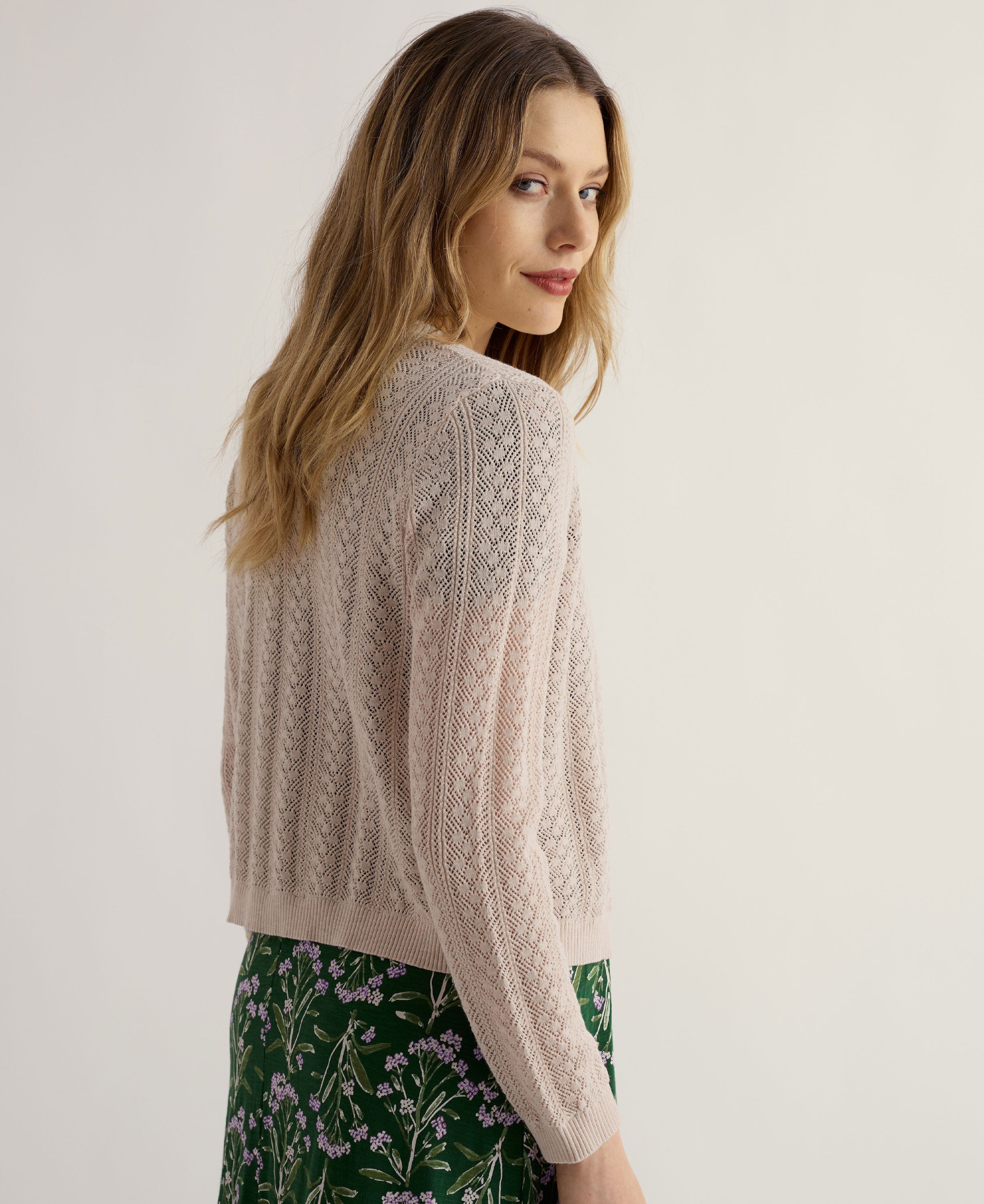 Willowing Cardigan - Chalk