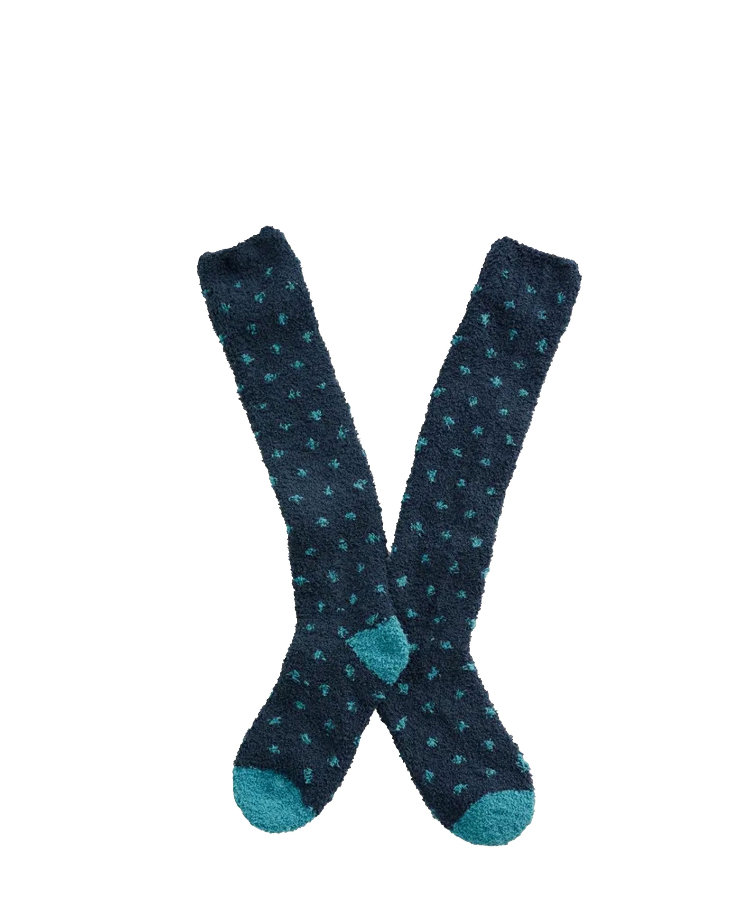 Fluffies Long Socks - Confetti Lake Azurite