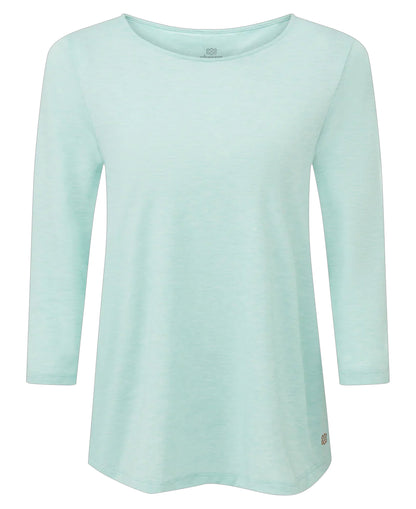 Asha 3/4 Sleeve Top - Light Mist