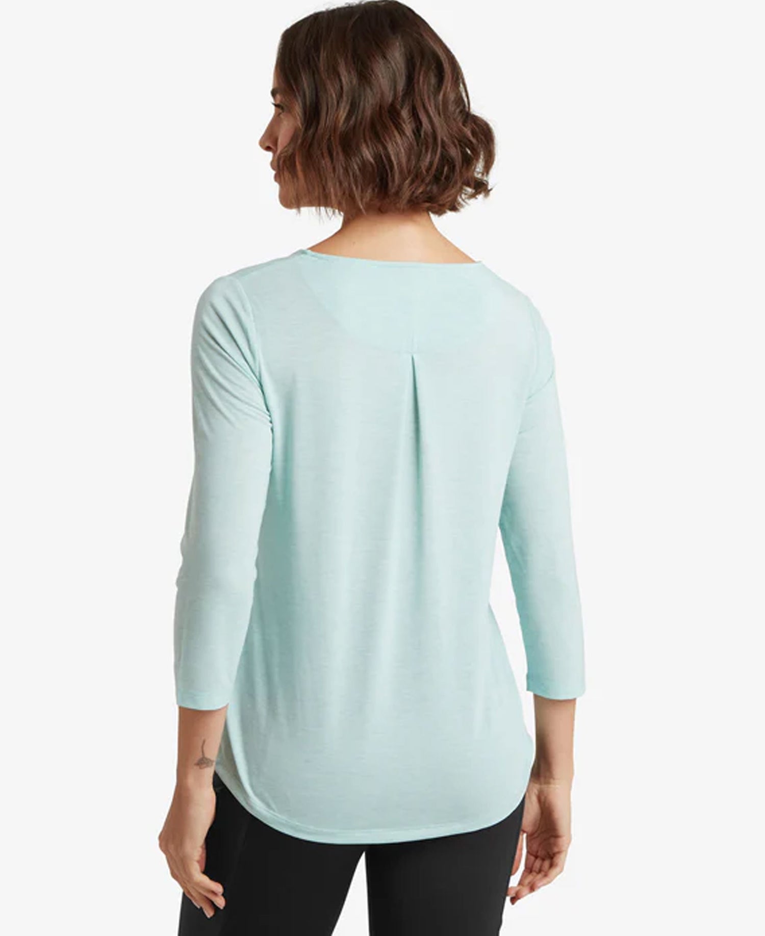 Asha 3/4 Sleeve Top - Light Mist