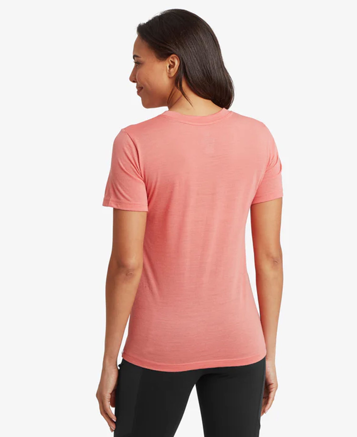 Nanda Merino Short Sleeve Tee - Rose Gold