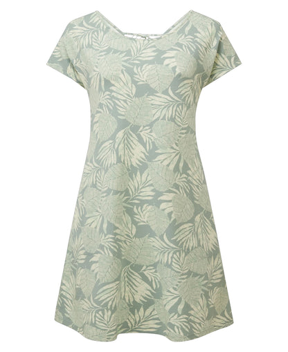 Padma Tie Back Dress - Celery Bhodi Leaf