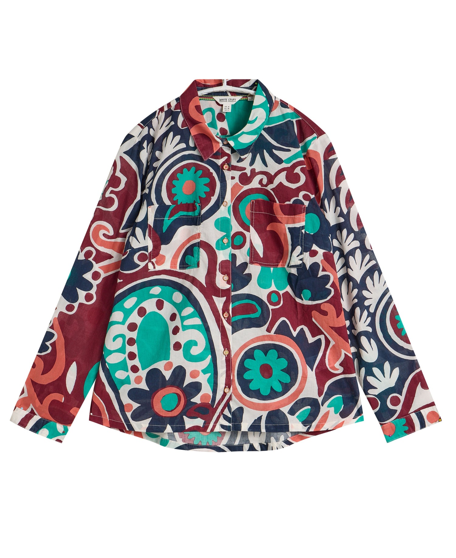 Sophie Organic Cotton Shirt - Blue Multi