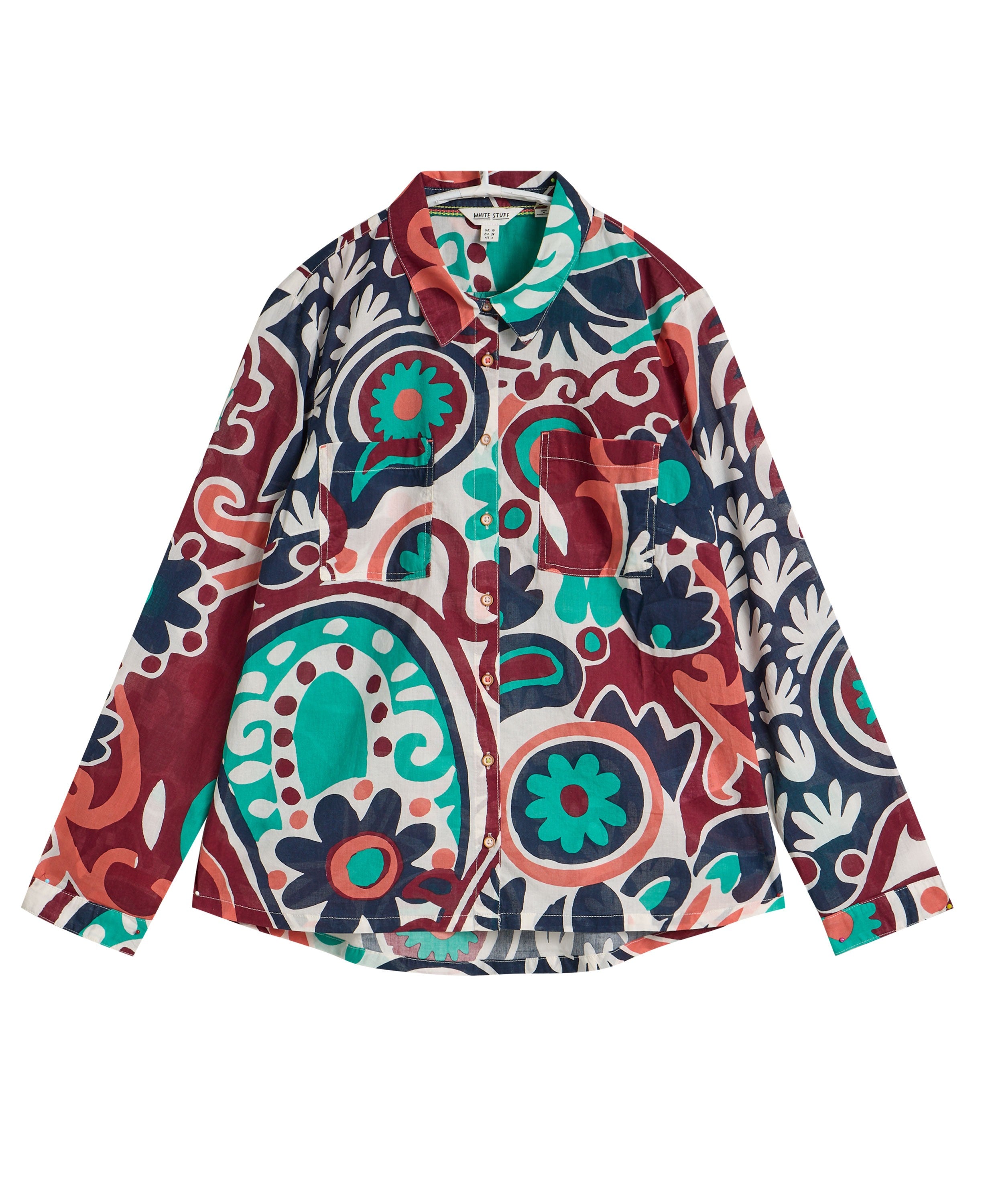 Sophie Organic Cotton Shirt - Blue Multi