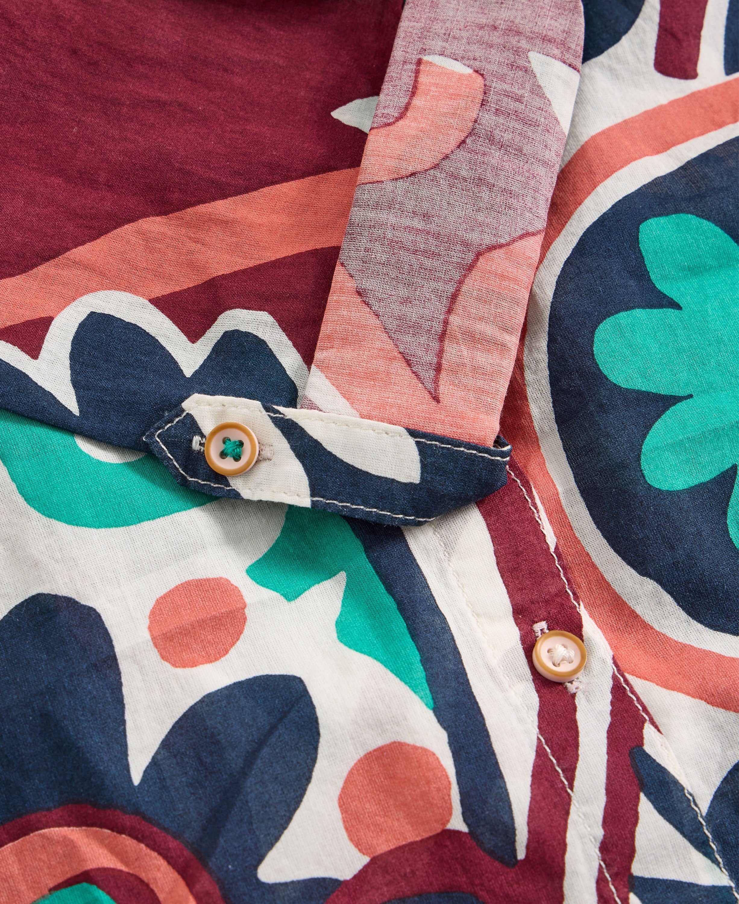 Sophie Organic Cotton Shirt - Blue Multi