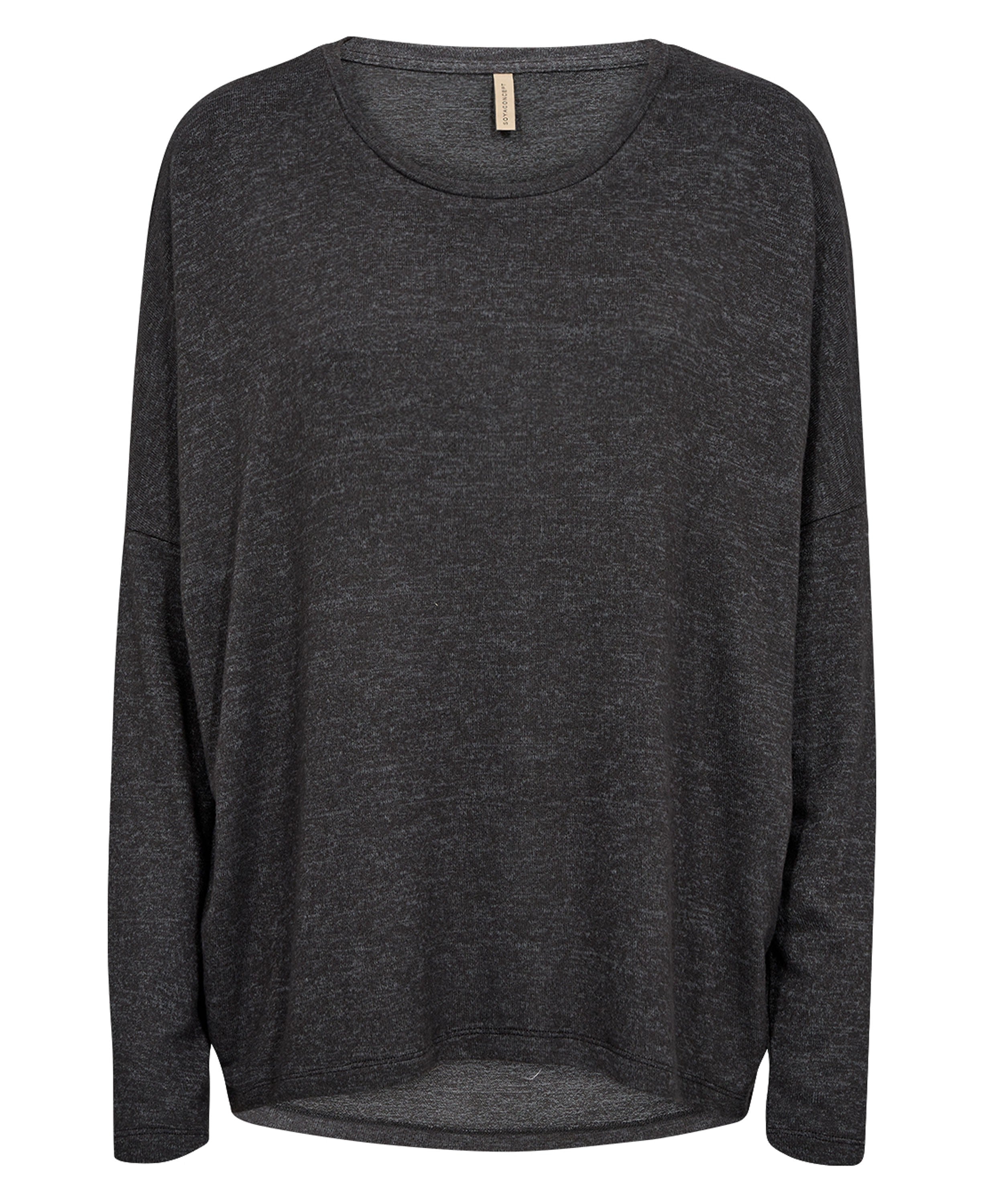 Biara 1 Blouse - Dark Grey Melange