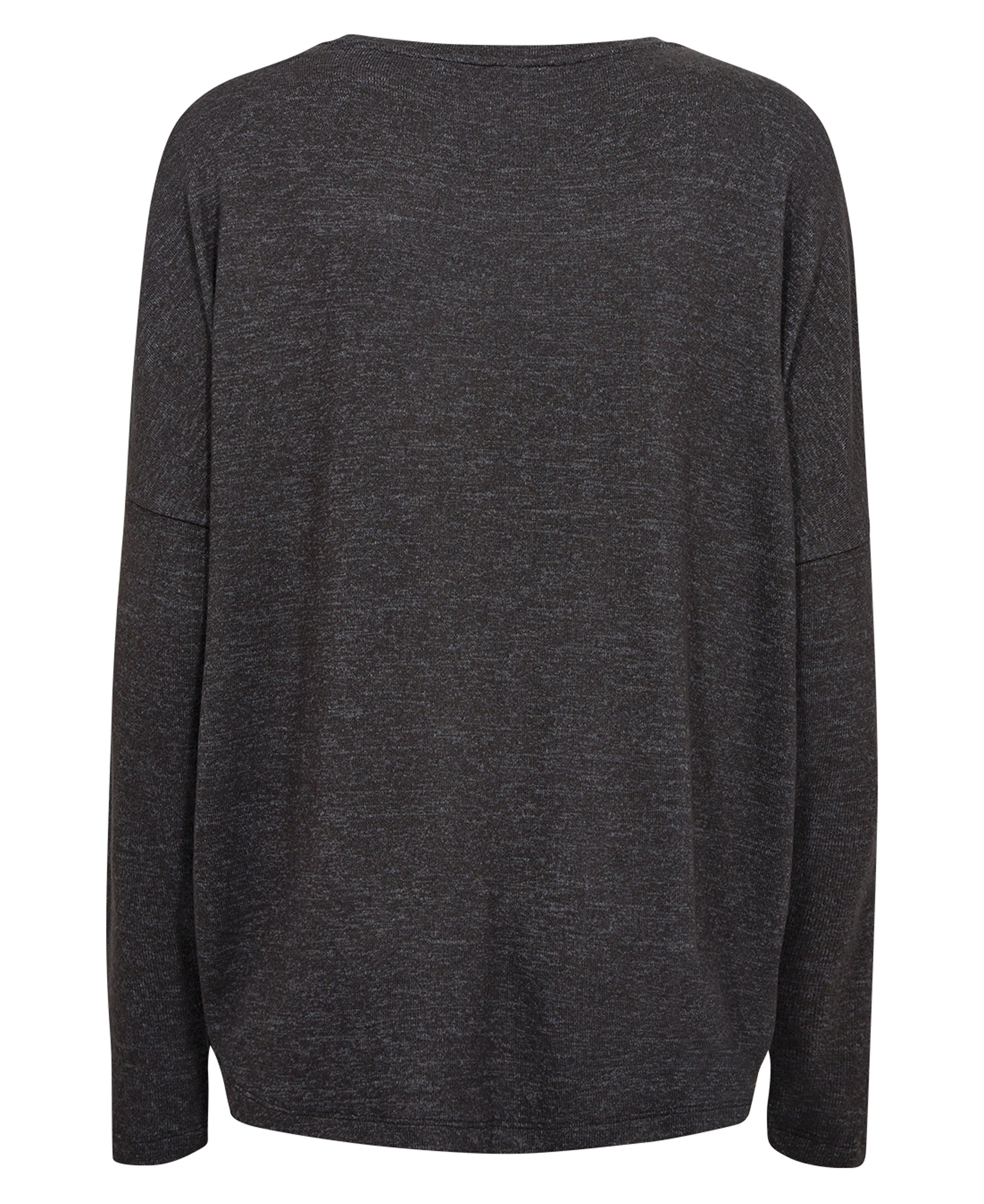 Biara 1 Blouse - Dark Grey Melange