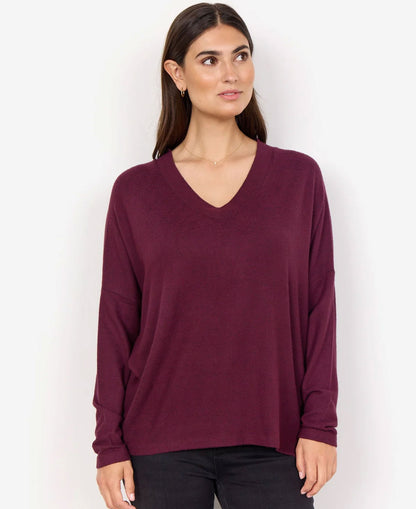 Biara 90 Blouse - Wine Melange