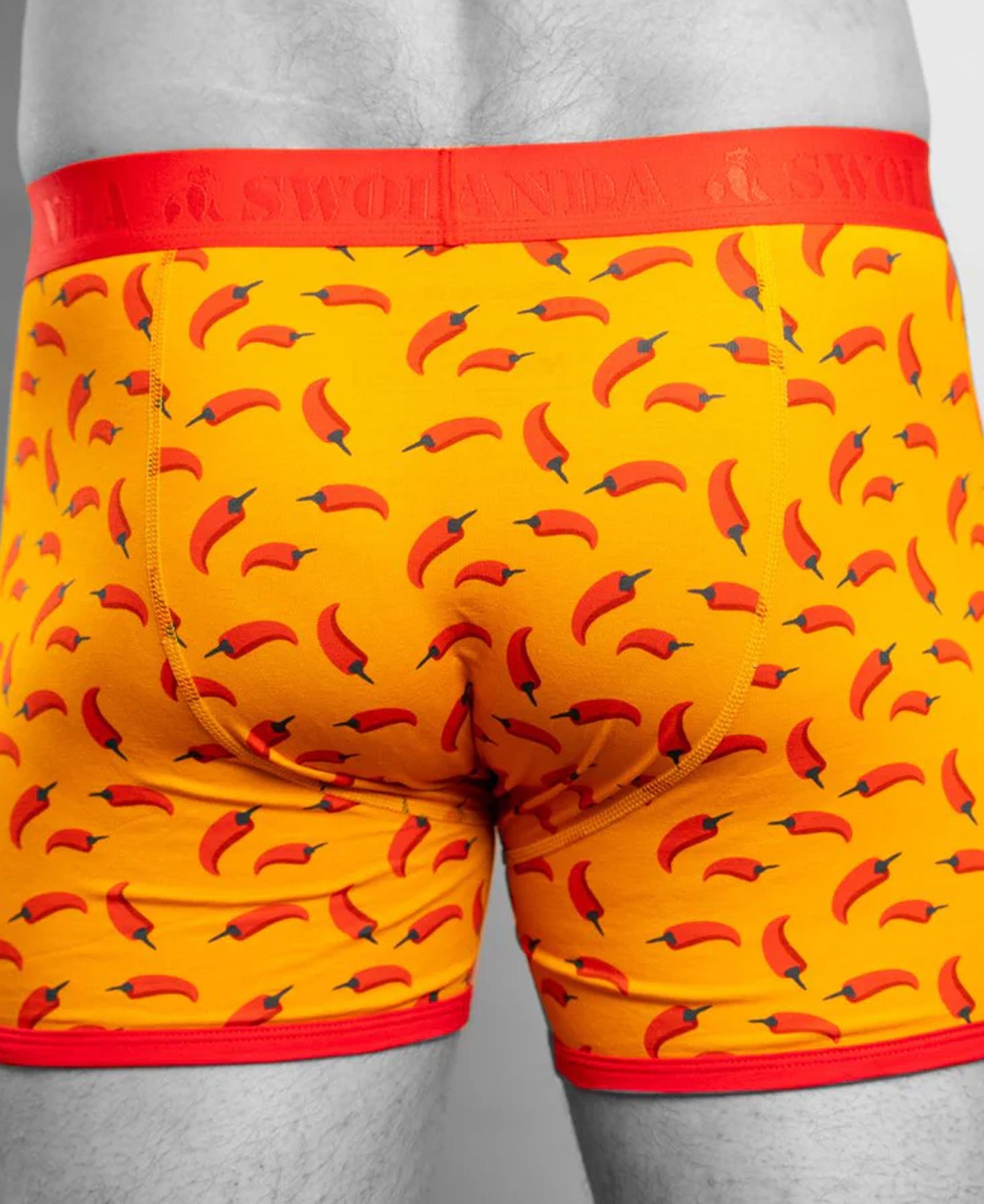 Bamboo Boxers - Chillies/Red Band