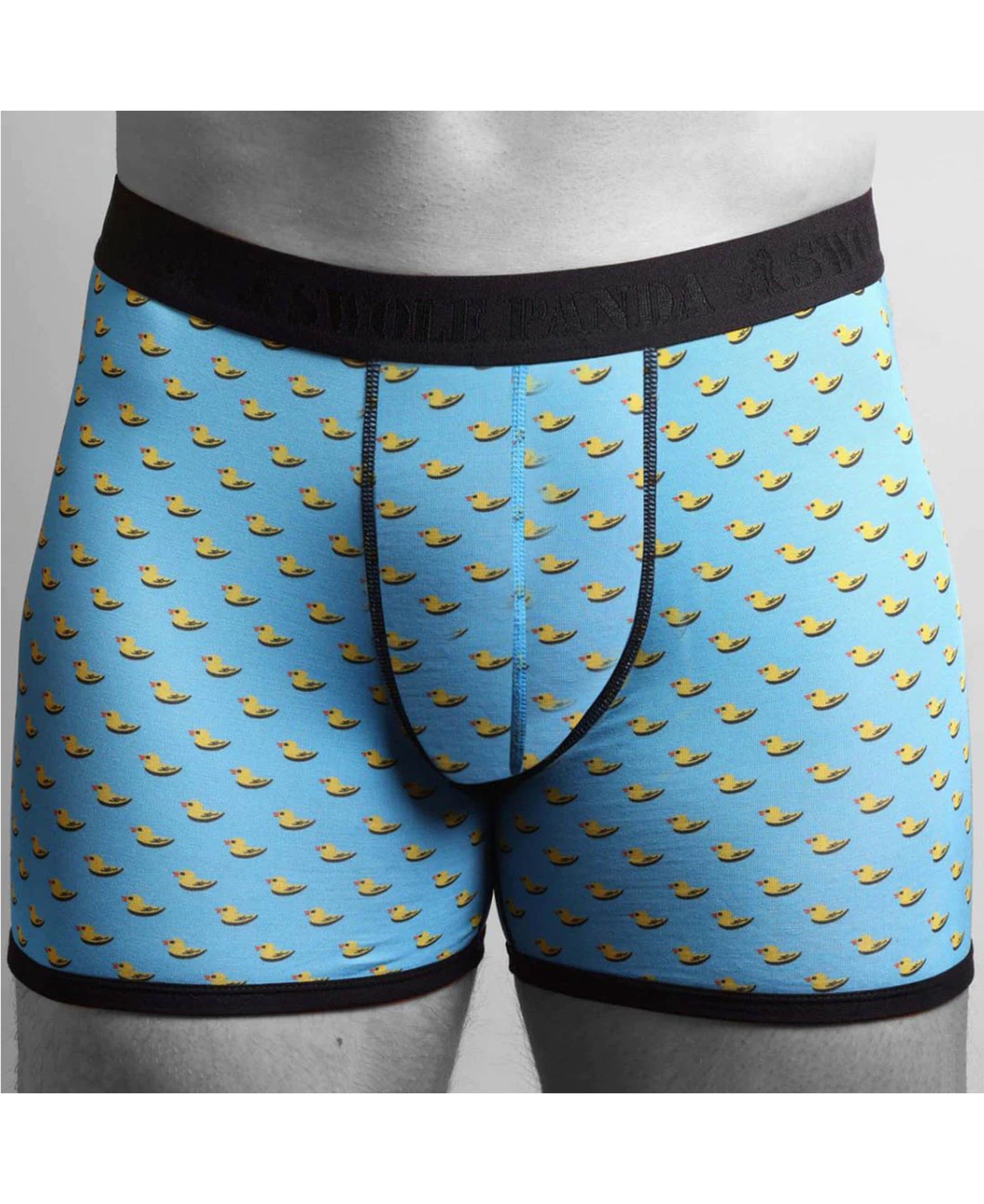 Bamboo Boxers - Duck/Black Band