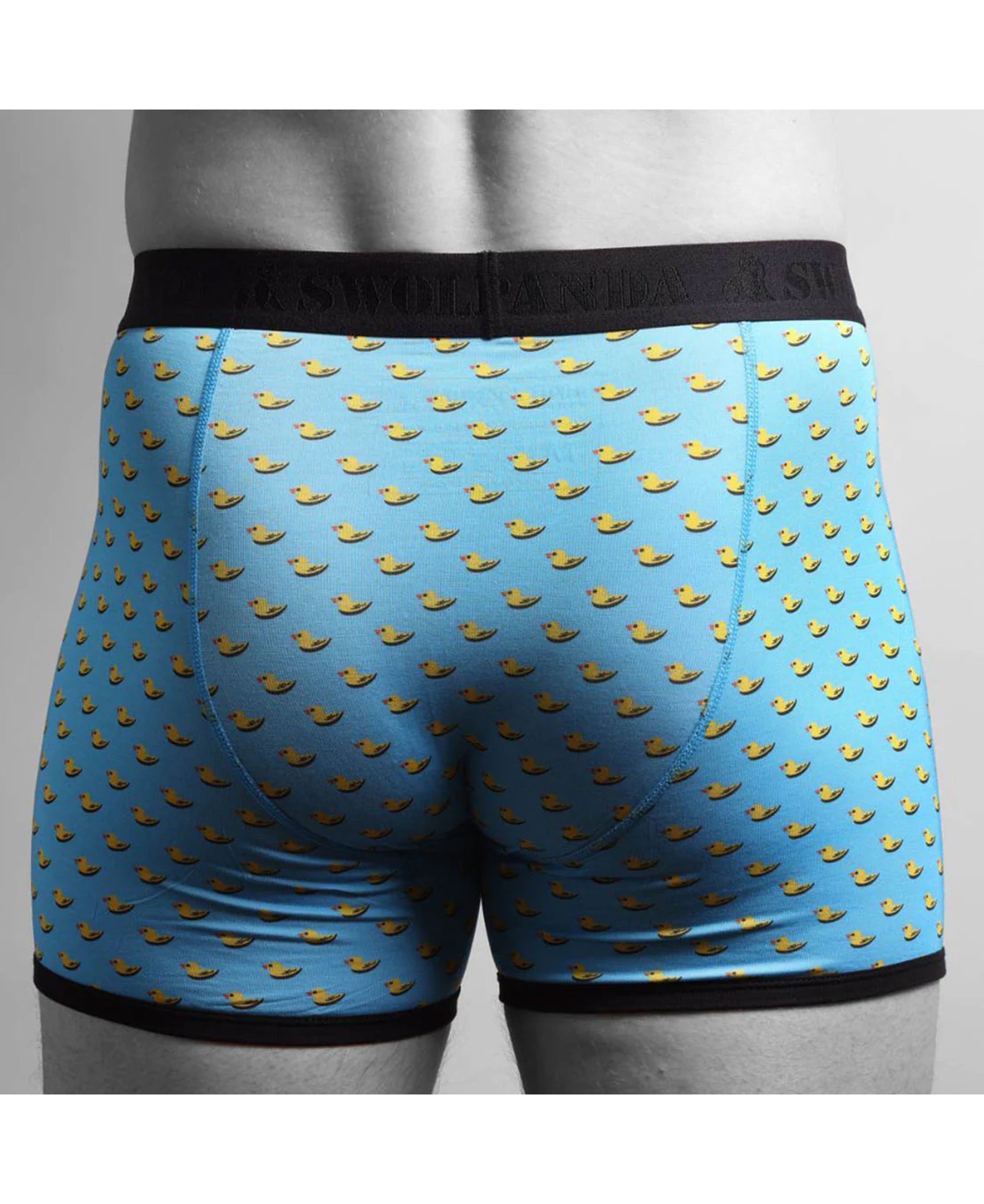 Bamboo Boxers - Duck/Black Band