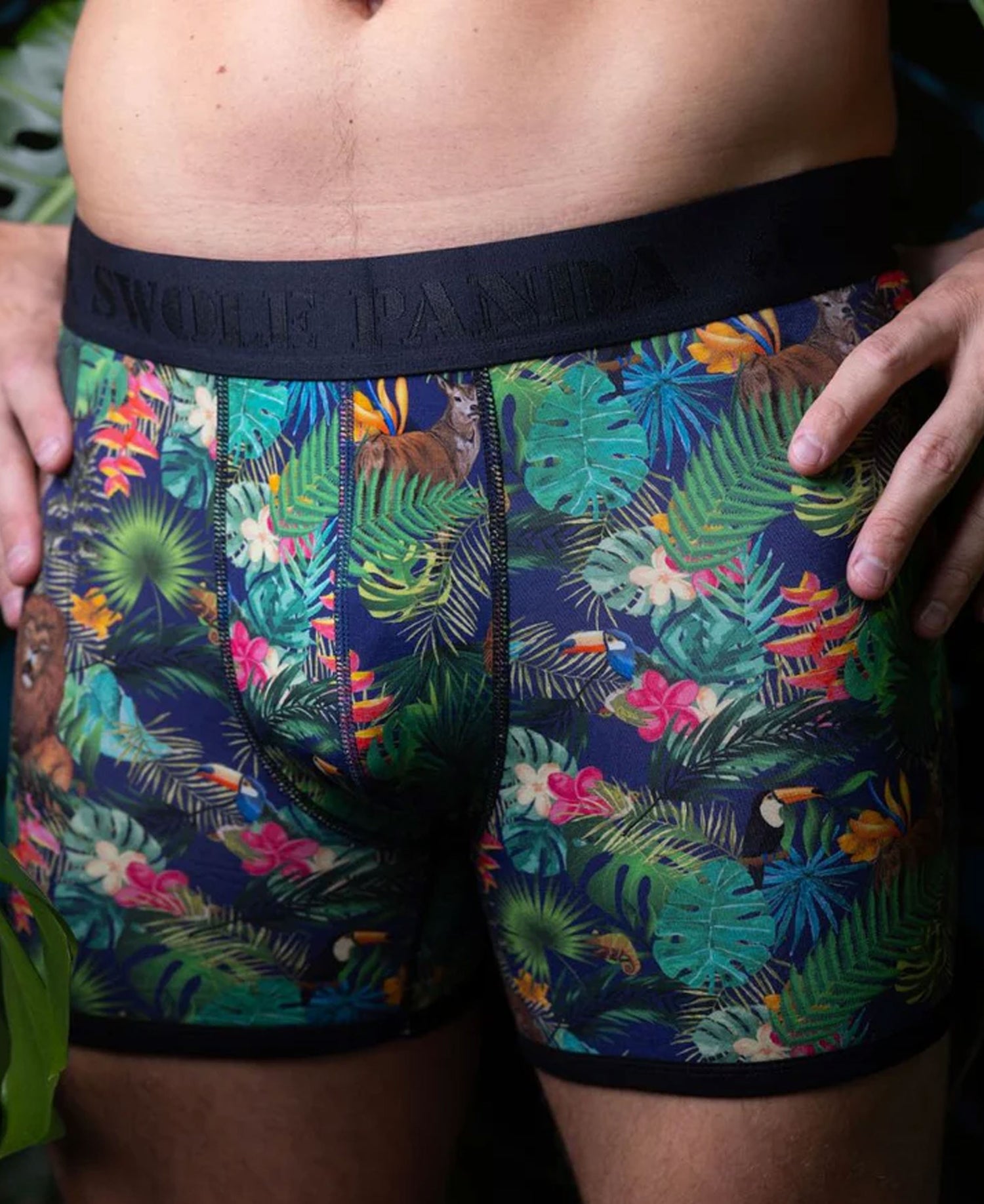 Bamboo Boxers - Jungle/Black Band