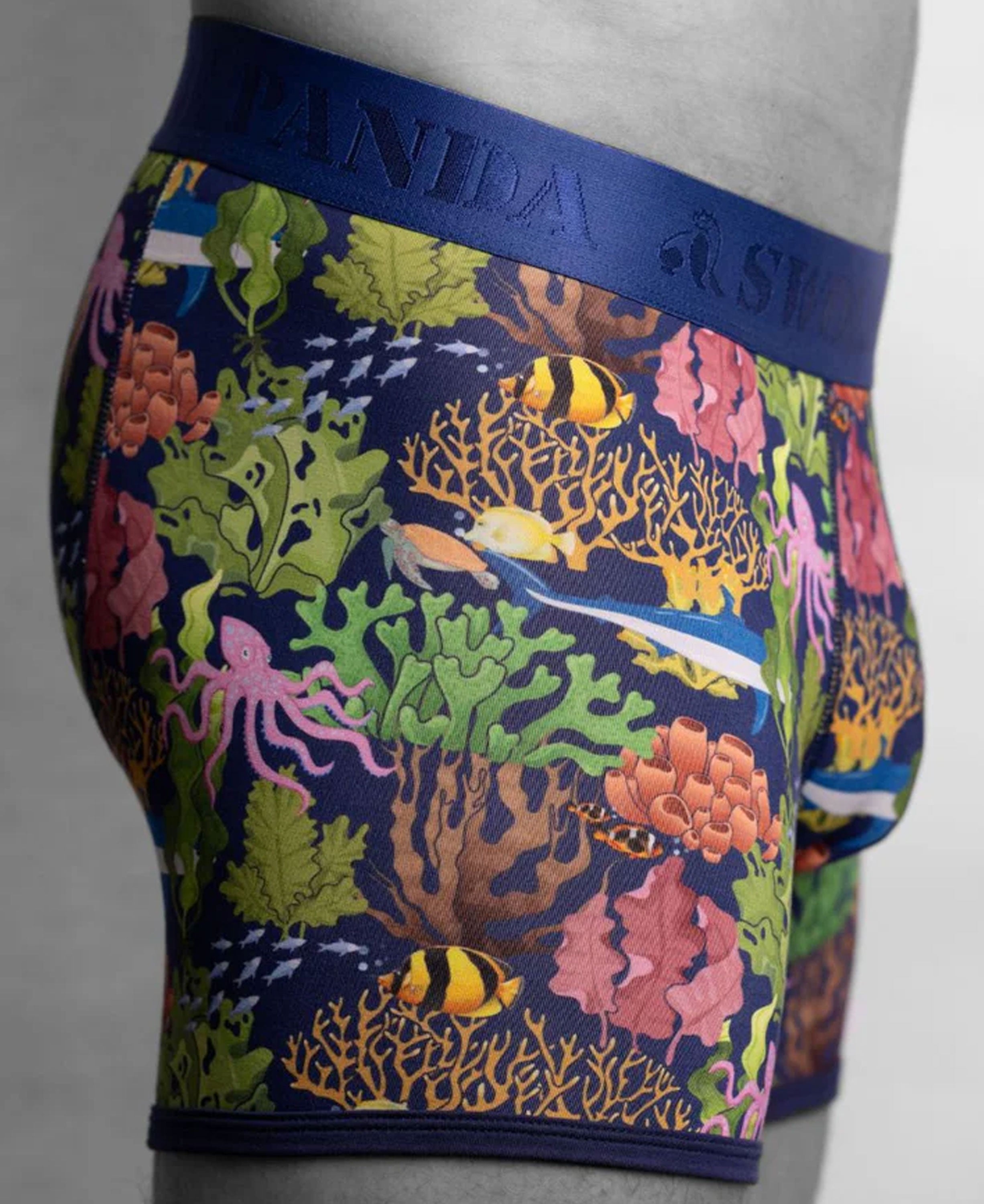 Bamboo Boxers - Marine/Navy Band