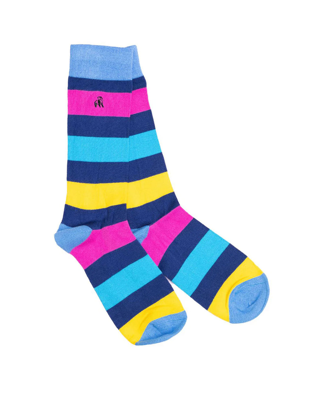 Bamboo Socks - Neon Stripe