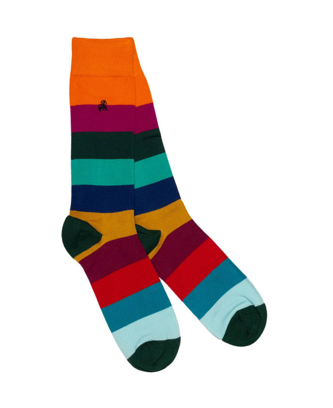 Striped Socks - Multi Block Stripe