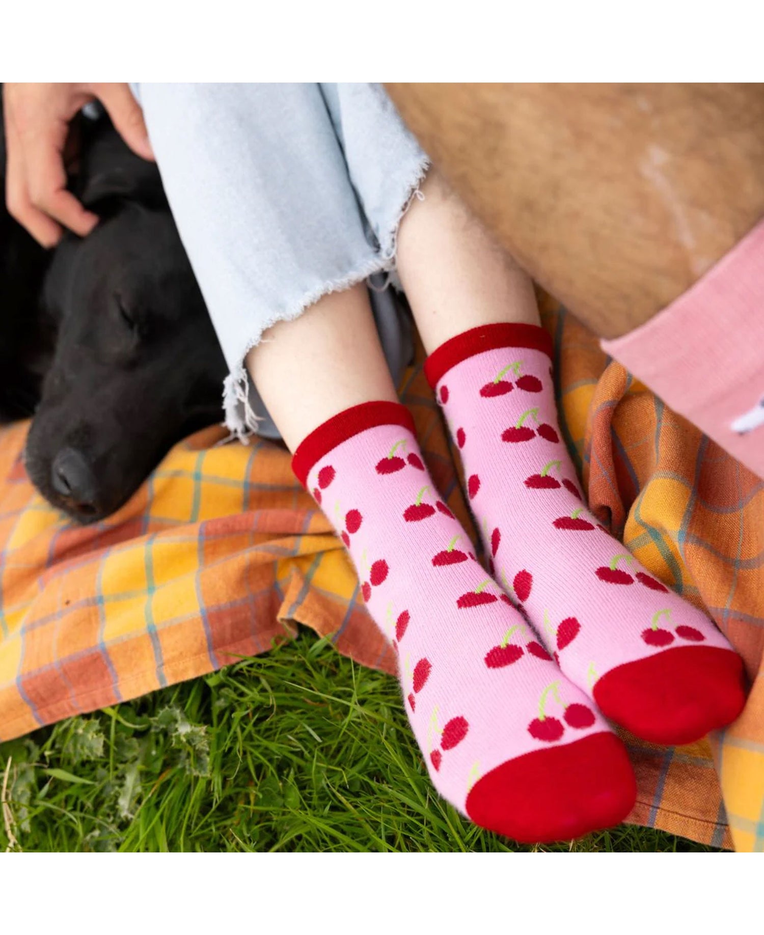 Bamboo Socks - Cherries