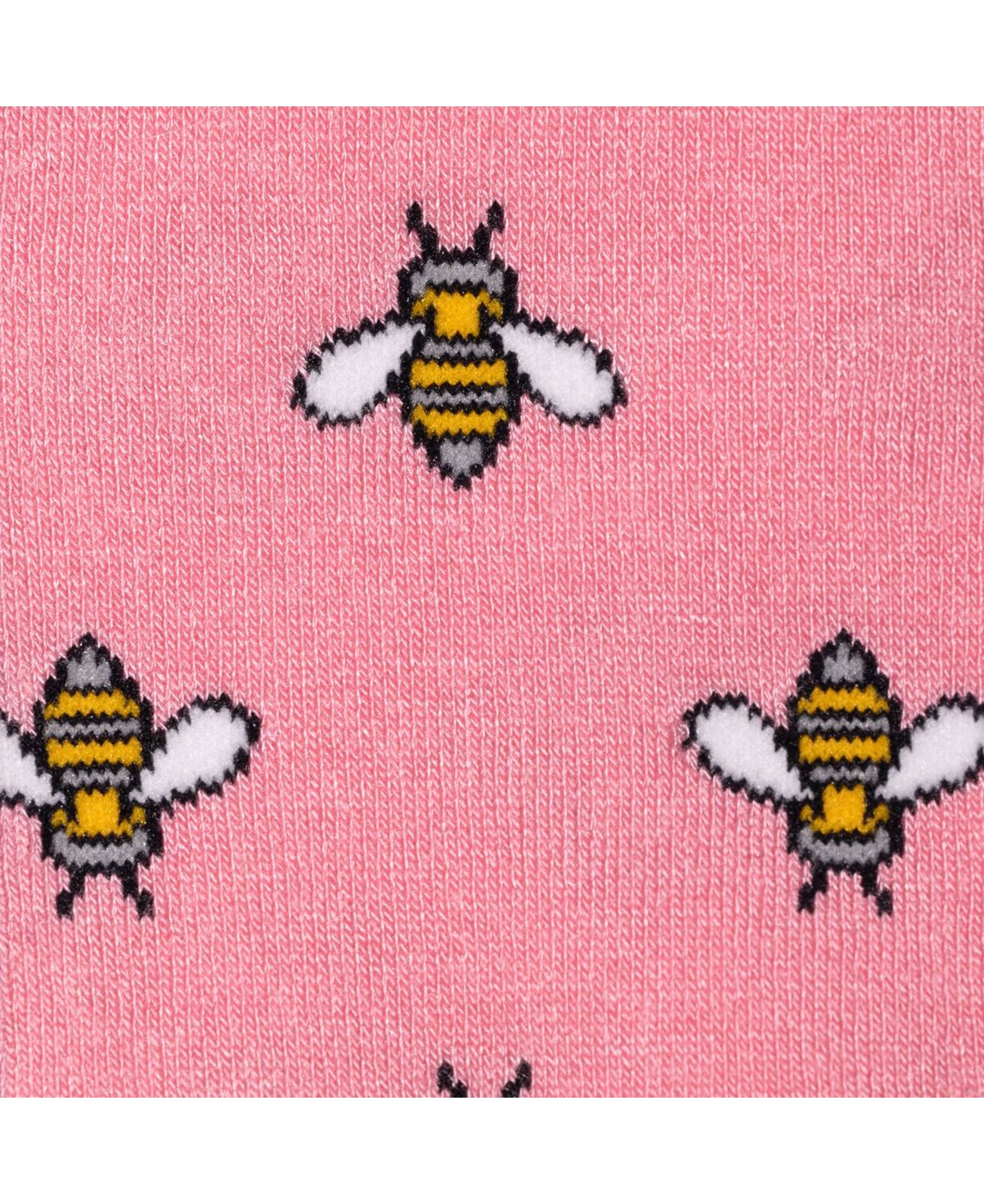 Bamboo Socks - Pink Bumblebees