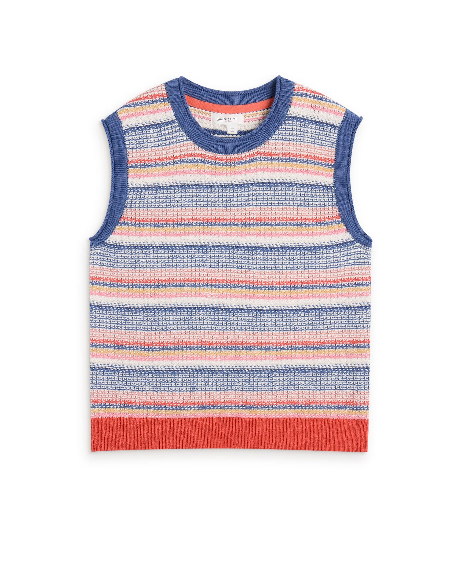 Tara Texture Tank - Blue Multi