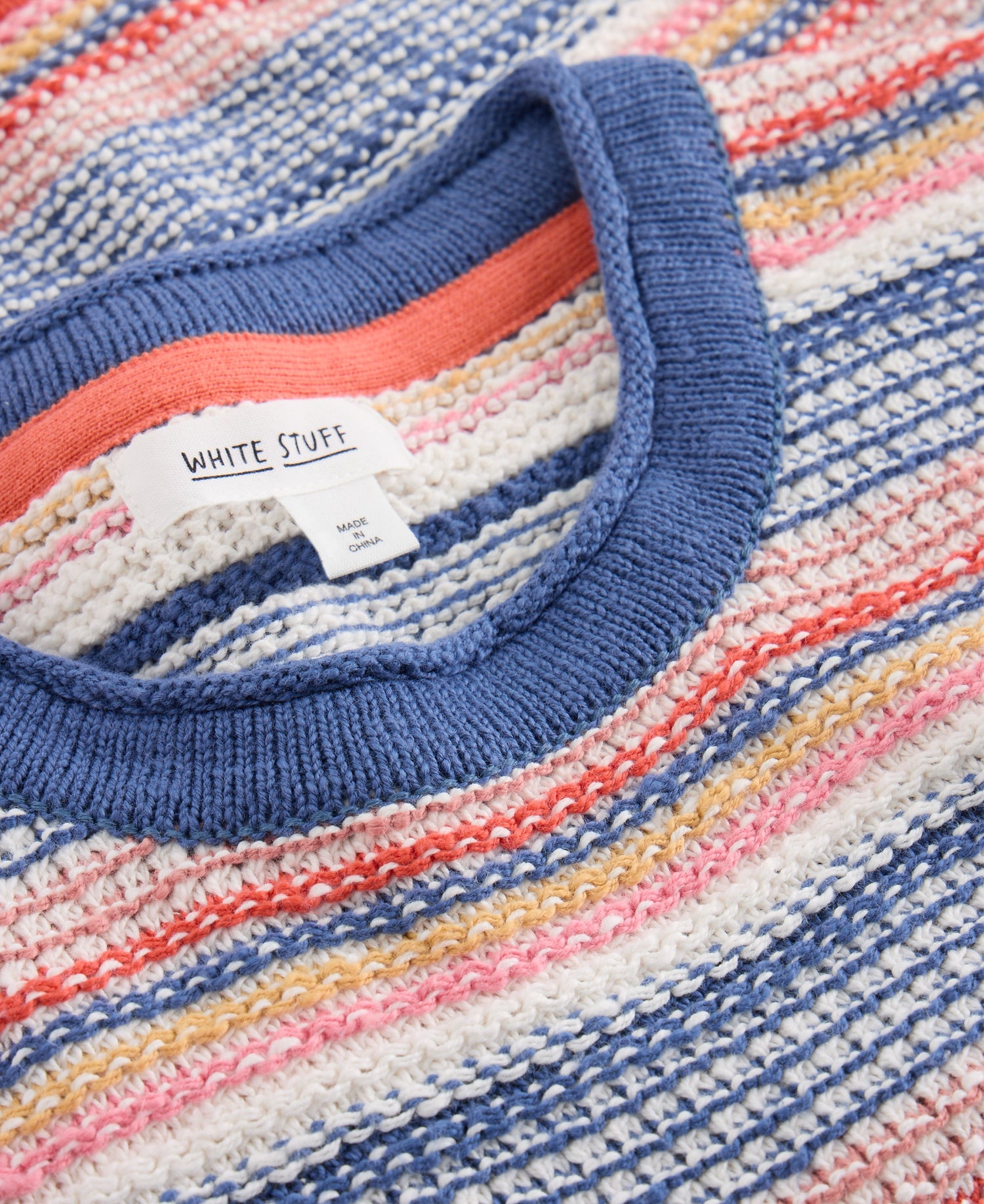 Tara Texture Tank - Blue Multi