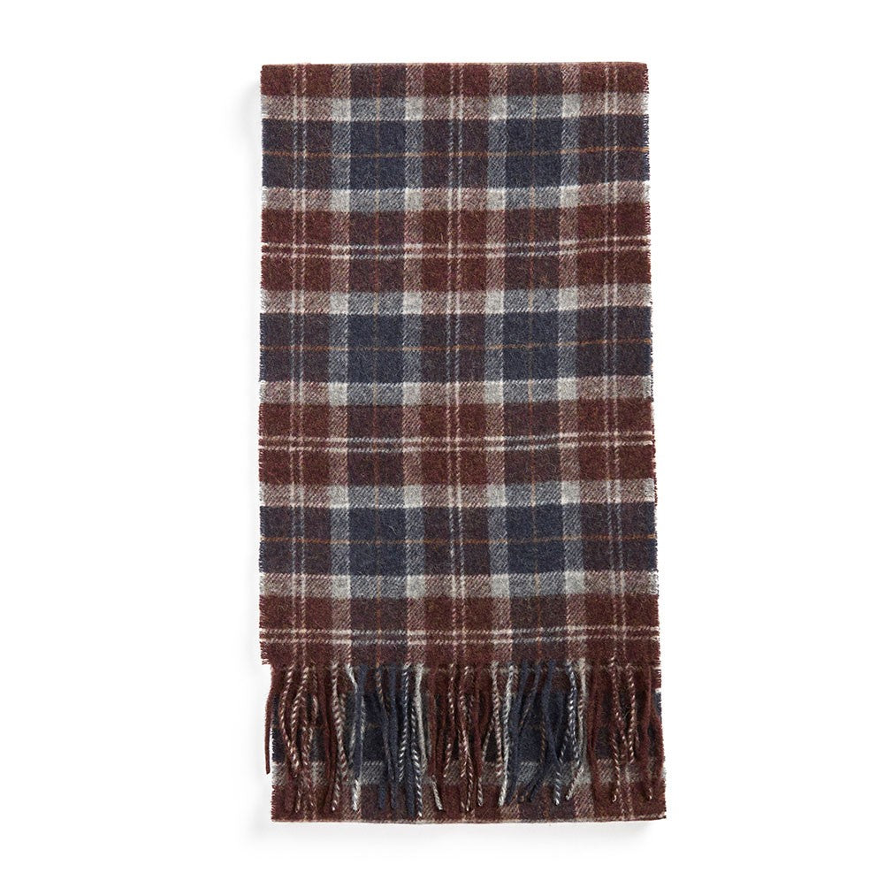 Tartan Lambswool Scarf - Midnight Oak Tartan