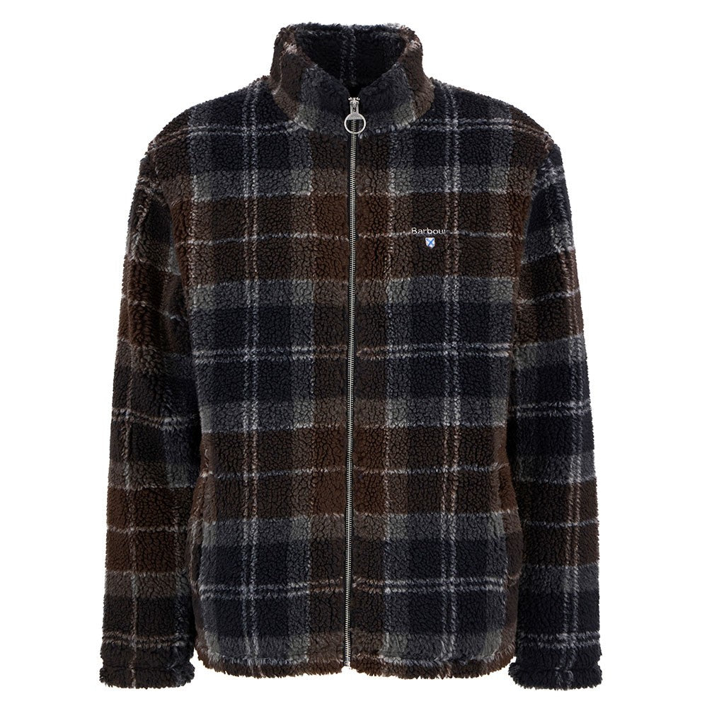 Tartan Sherpa Fleece - Midnight Oak Tartan