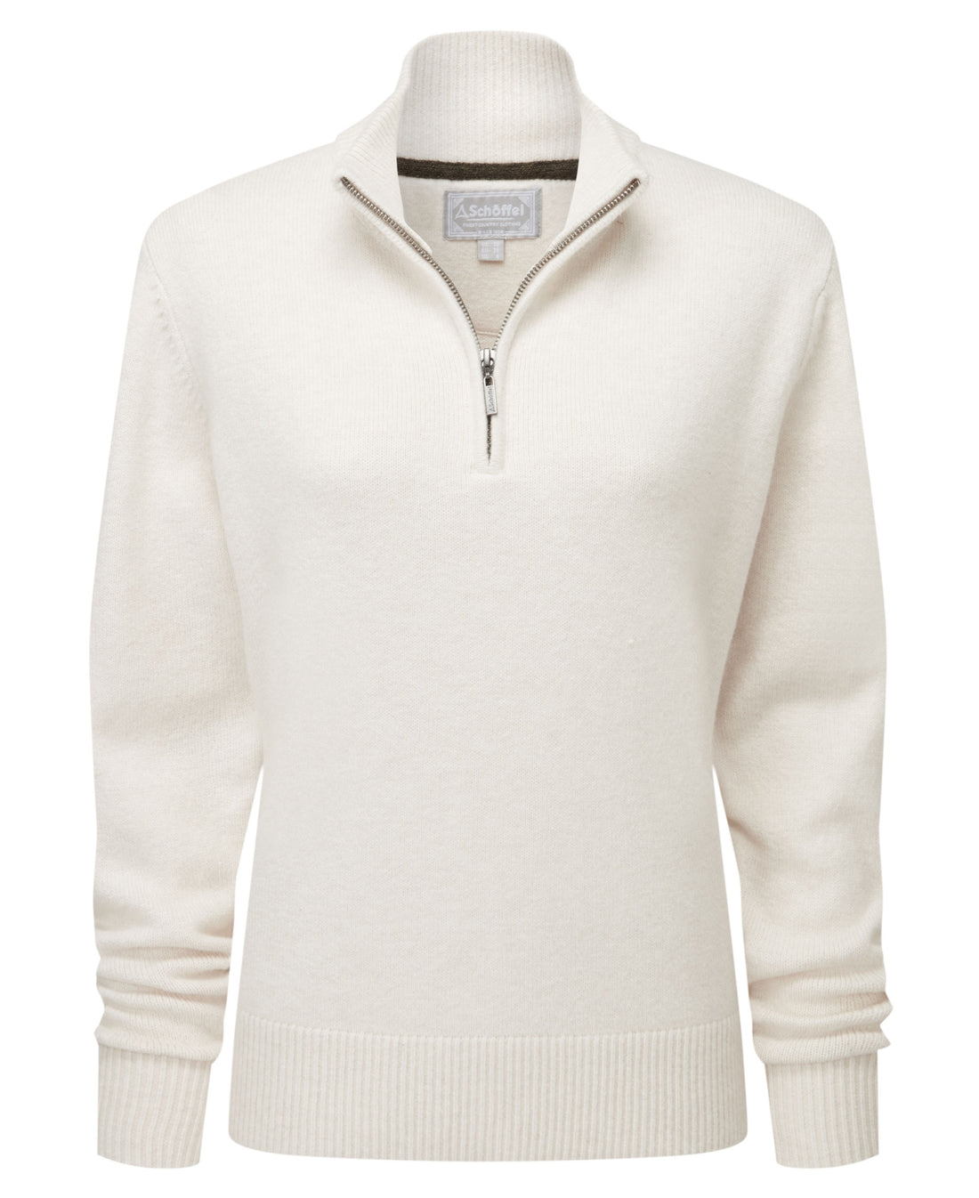 Thoralby 1/4 Zip Jumper - Soft White