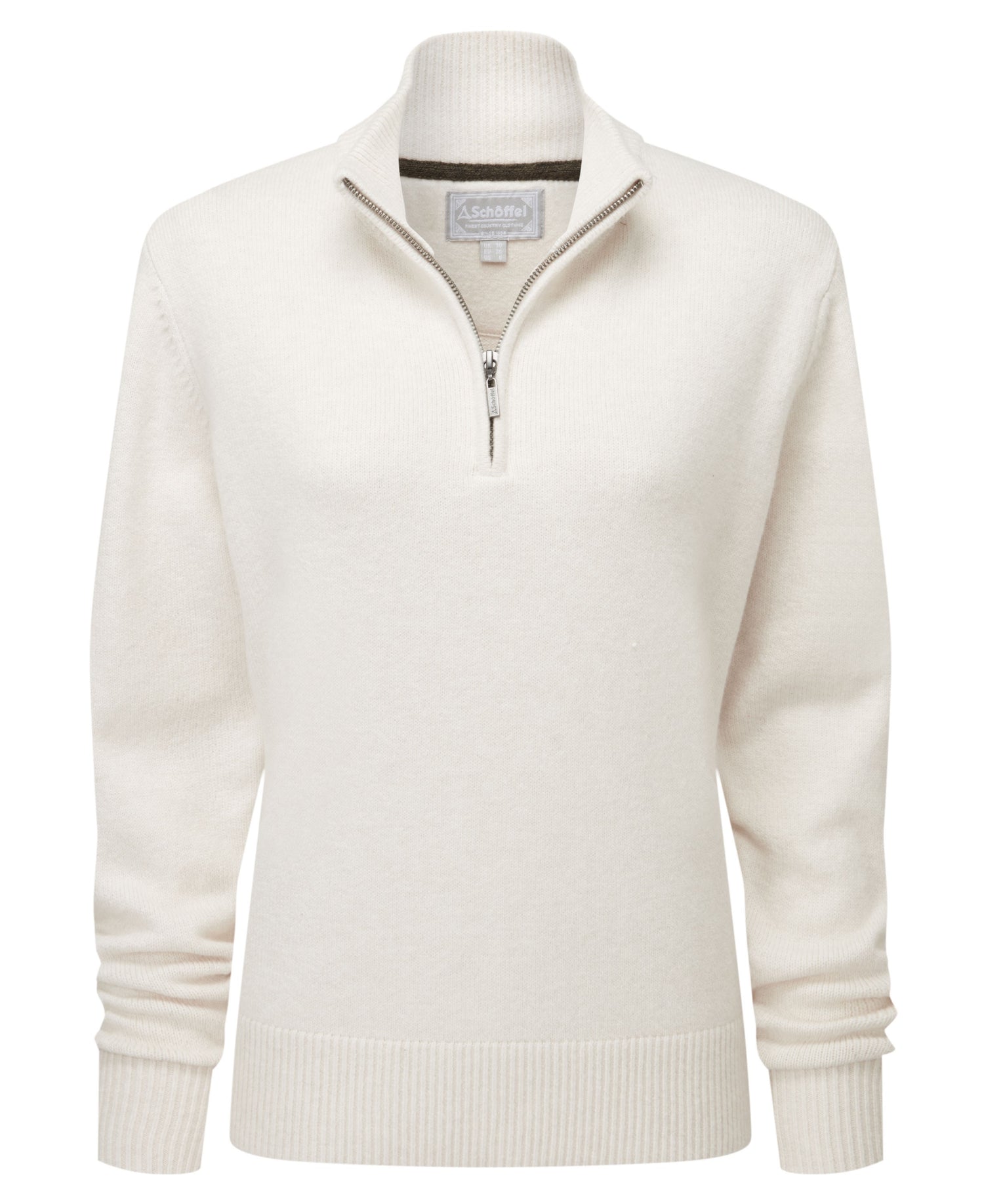 Thoralby 1/4 Zip Jumper - Soft White