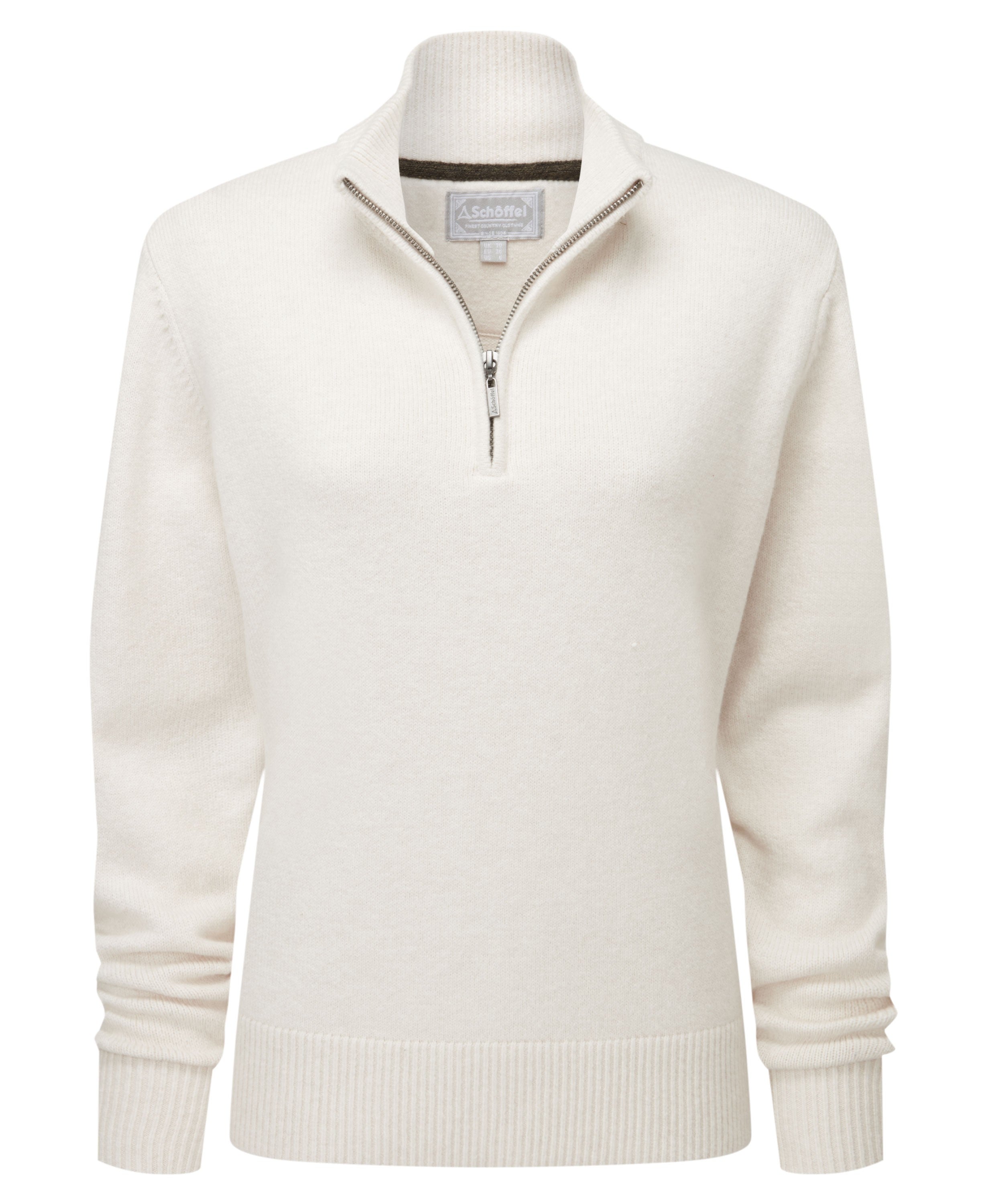 Thoralby 1/4 Zip Jumper - Soft White