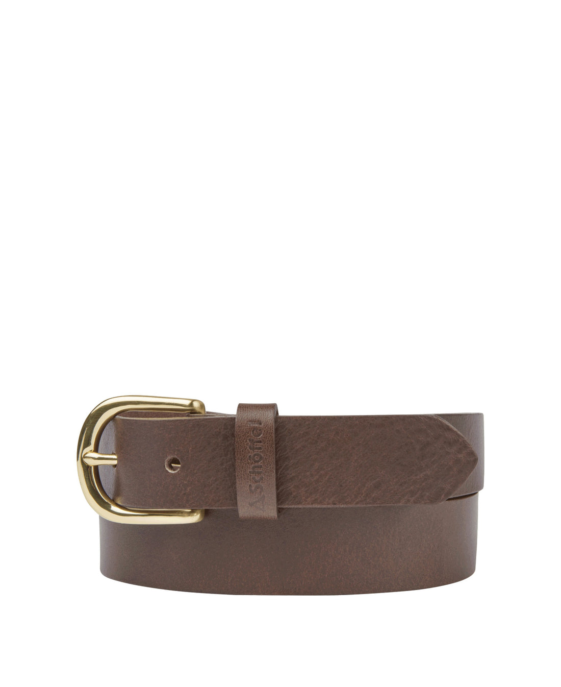 Tideswell Leather Belt - Dark Brown