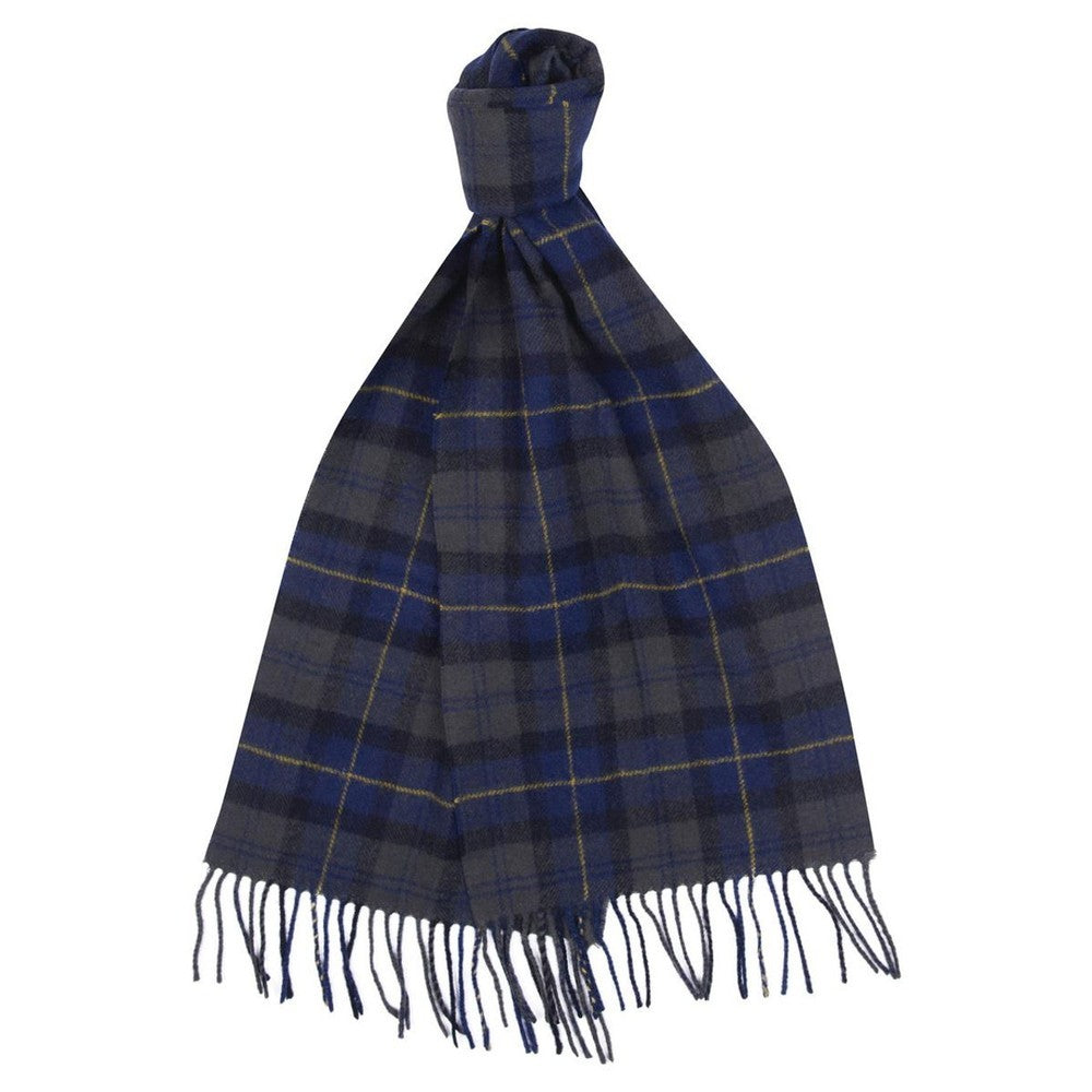 Tartan Lambswool Scarf - Olive Night