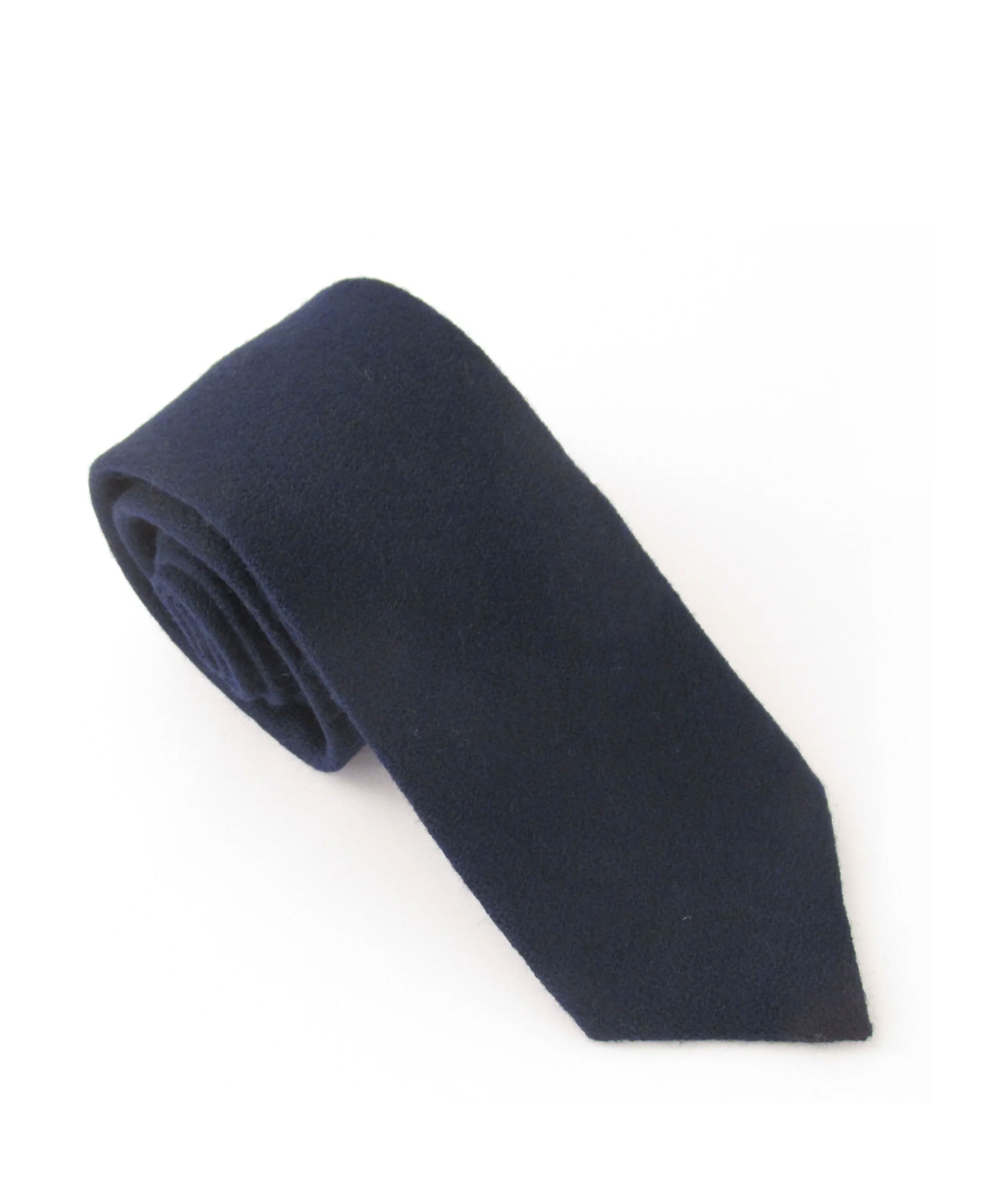 Wool Tie - Navy