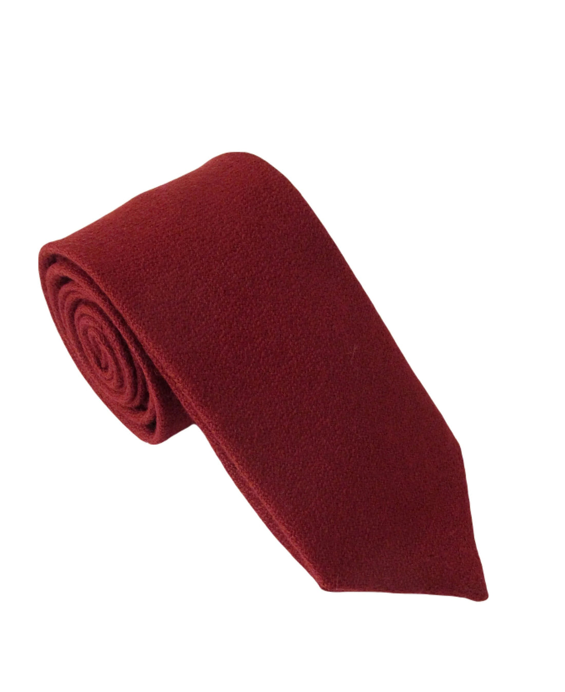 Wool Tie - Wine