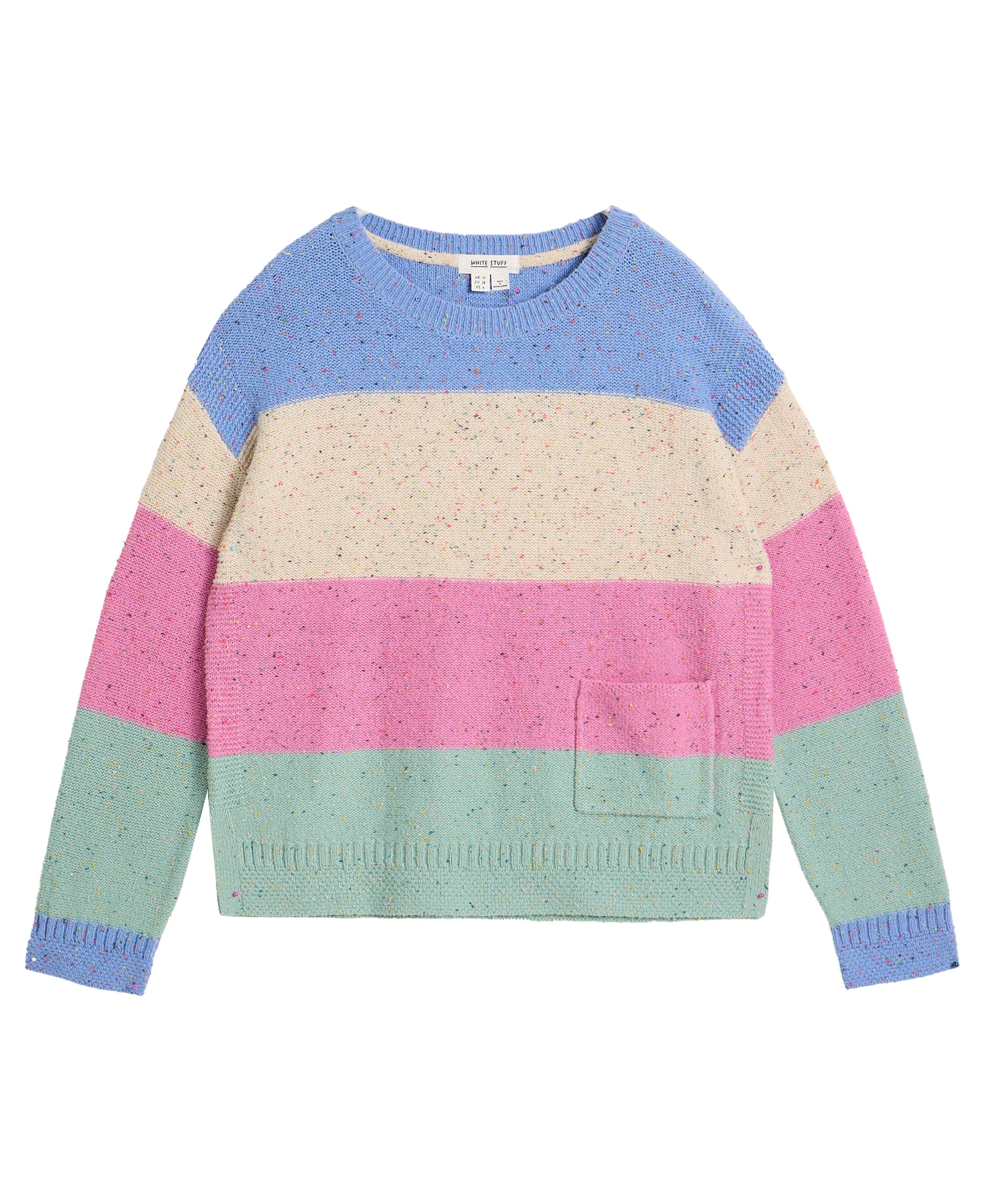 Victoria Striped Jumper - Natural Multi