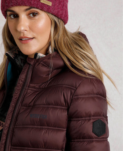 Eshka Lightweight Padded Jacket - Mulled Wine