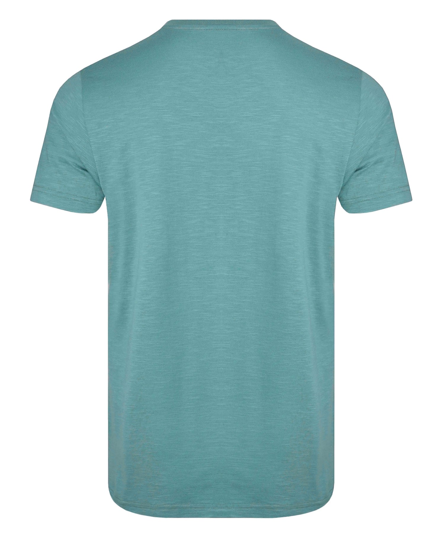 Fished Organic Branded Tee - Mineral Blue