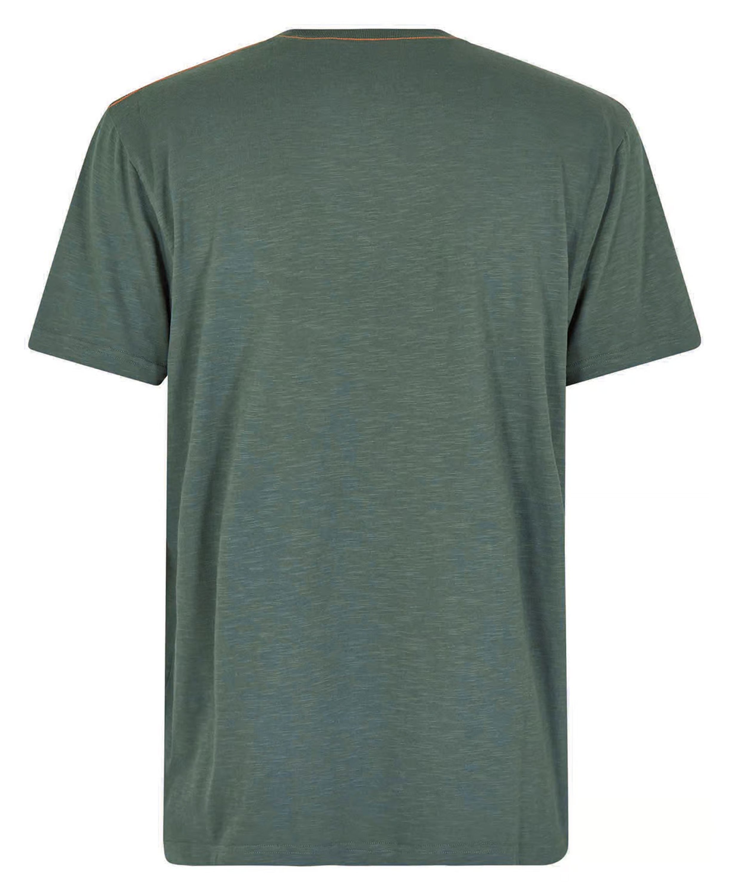 Fished Organic Branded Tee - Dusky Green