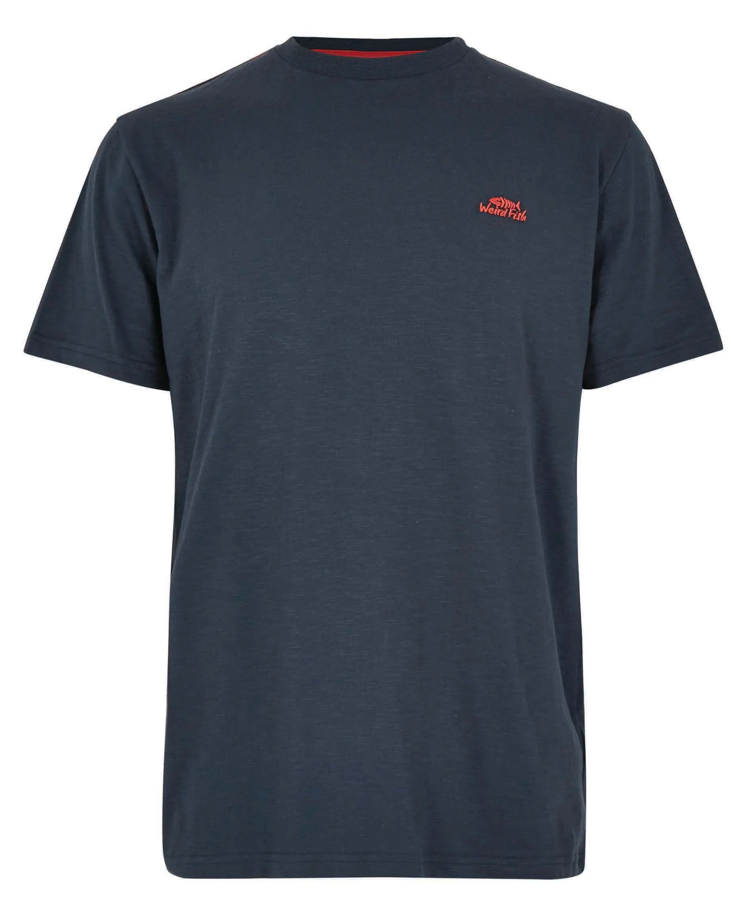 Fished Organic Branded Tee - Navy
