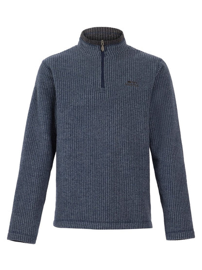 Newark Eco 1/4 Zip Grid Fleece - Navy
