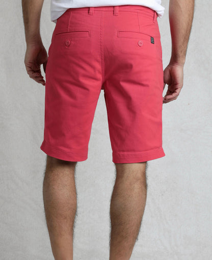 Rayburn Flat Front Shorts - Dark Pink