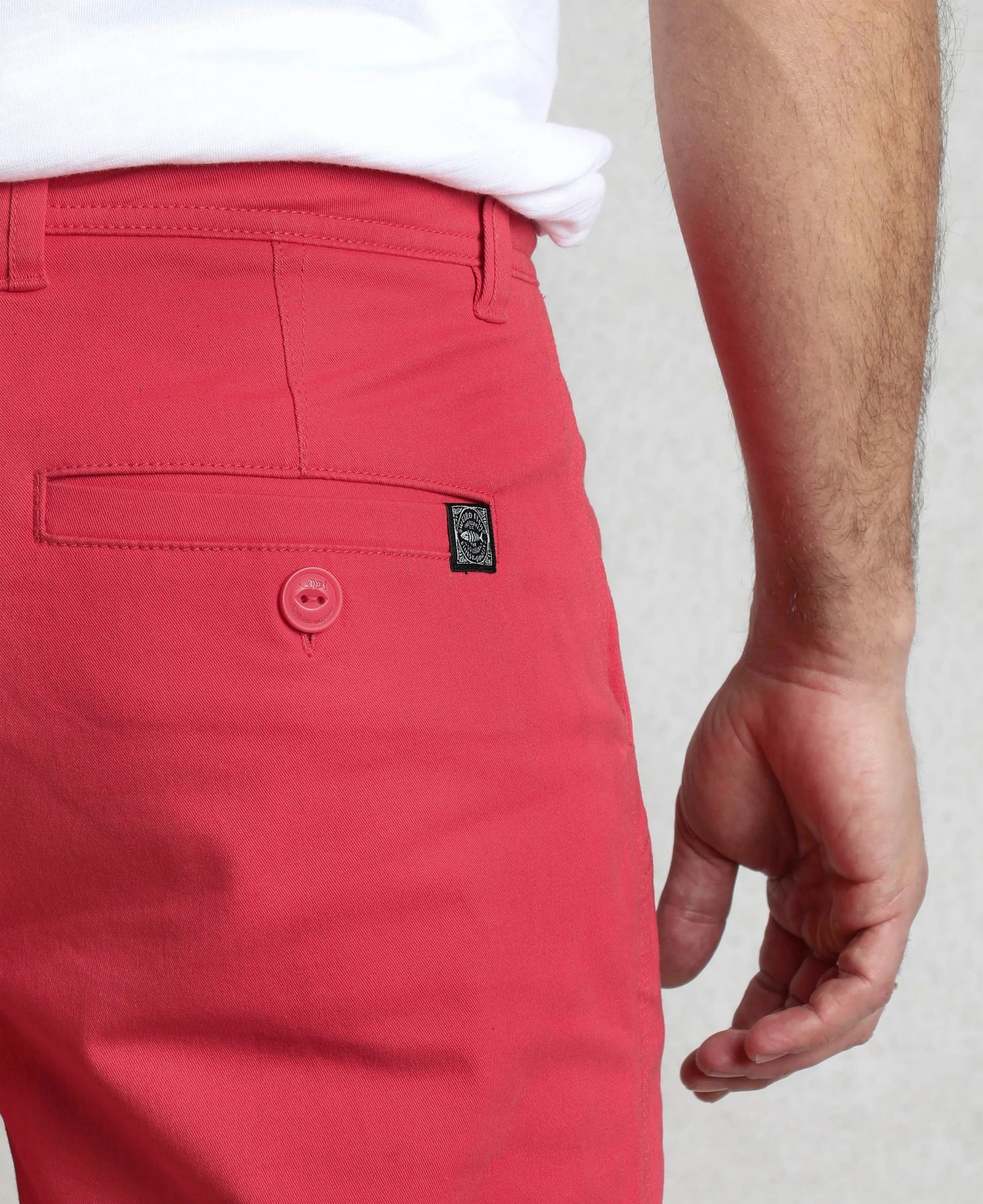 Rayburn Flat Front Shorts - Dark Pink