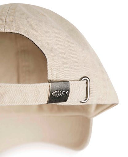 Scarfell Washed Branded Cap - Stone