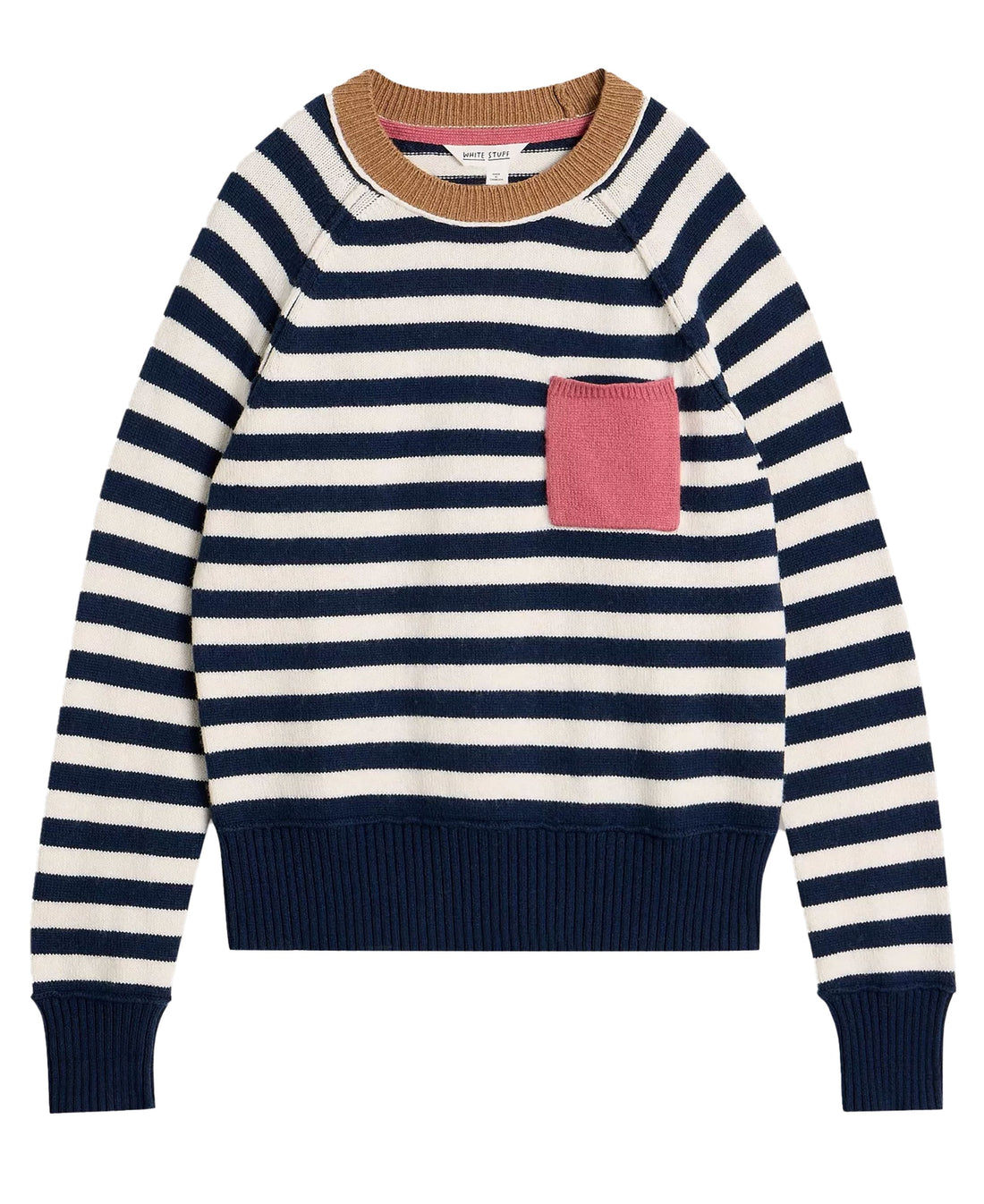 Britney Stripe Jumper - Navy Multi