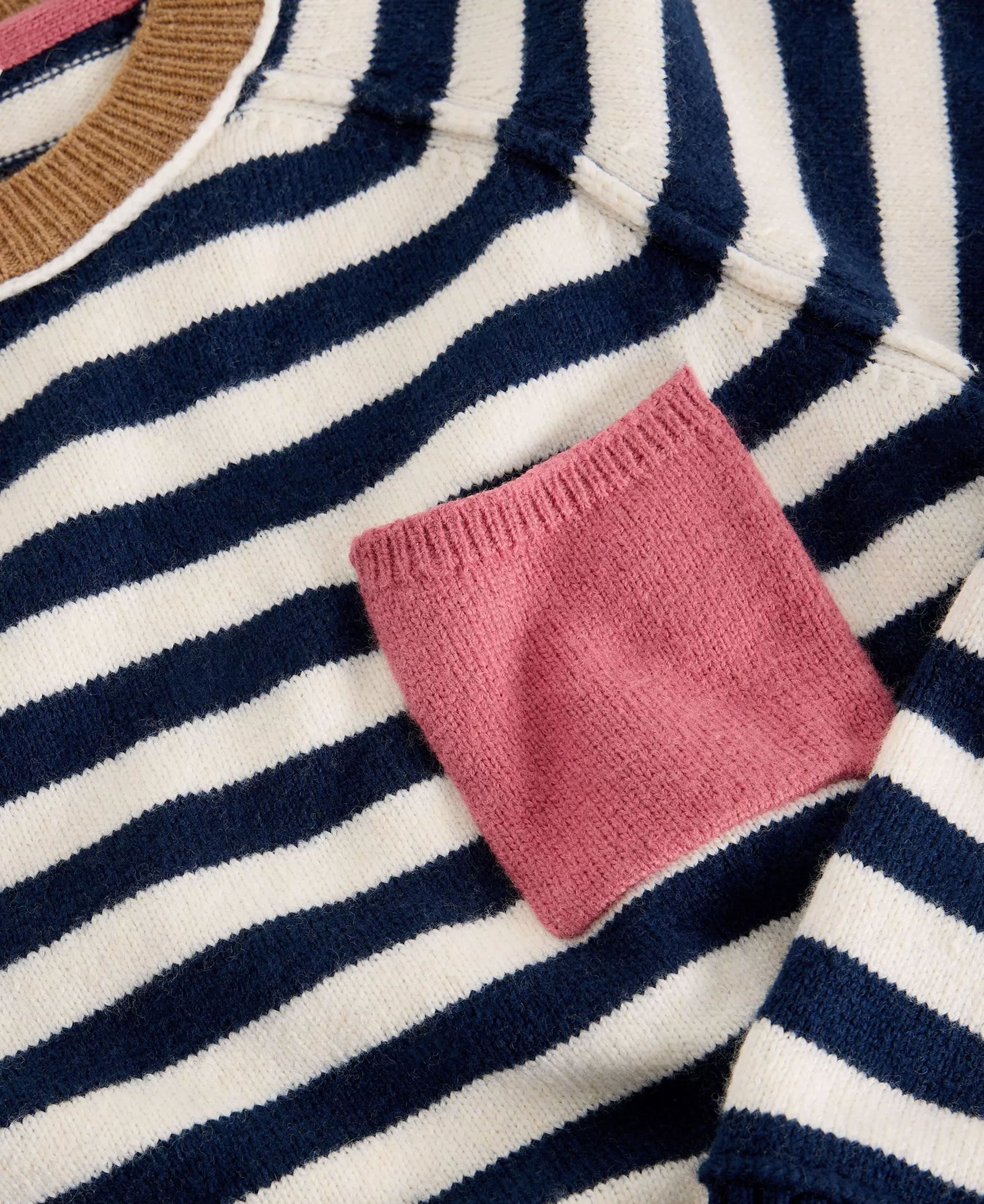 Britney Stripe Jumper - Navy Multi
