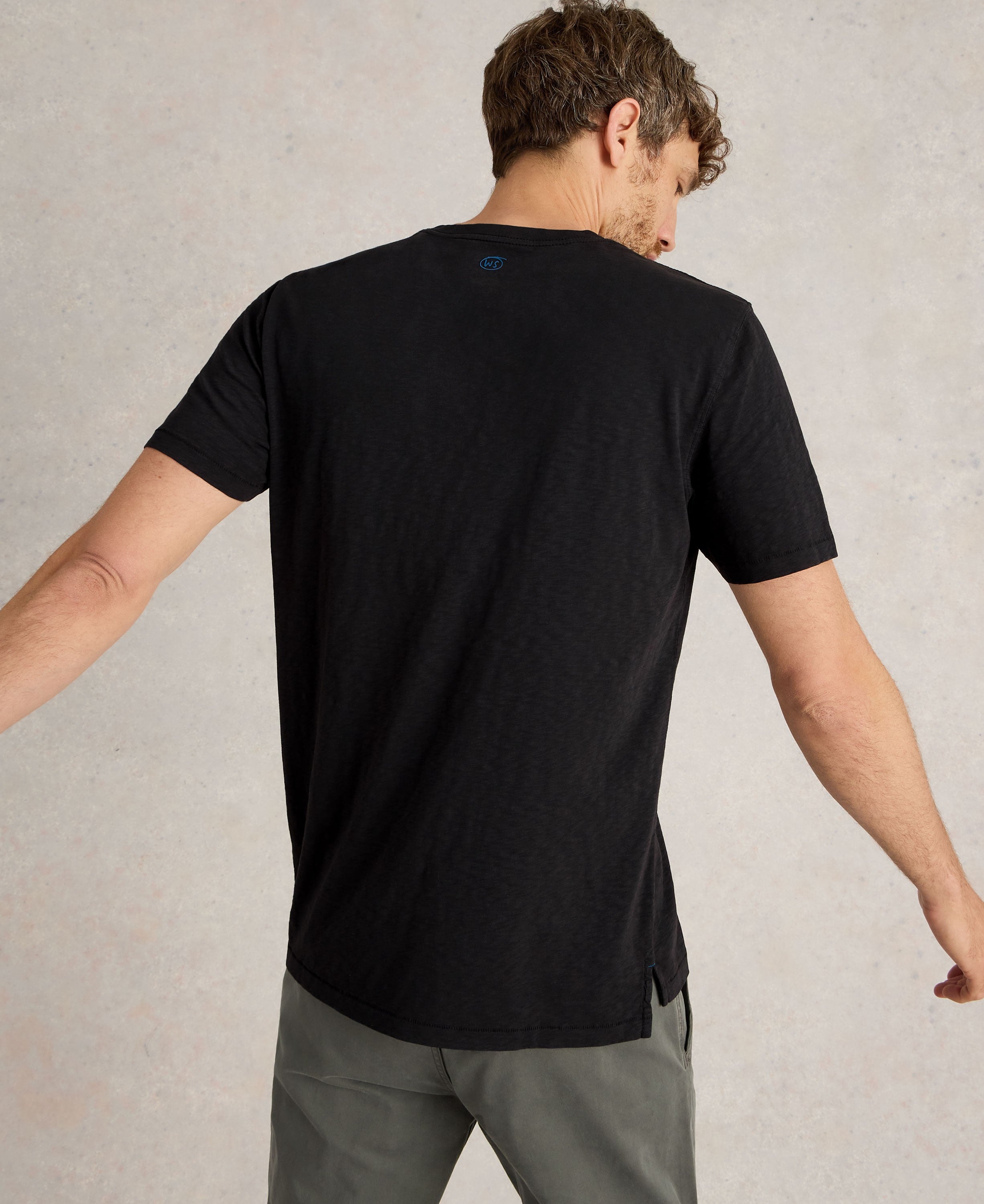 Abersoch Short Sleeve Tee - Black