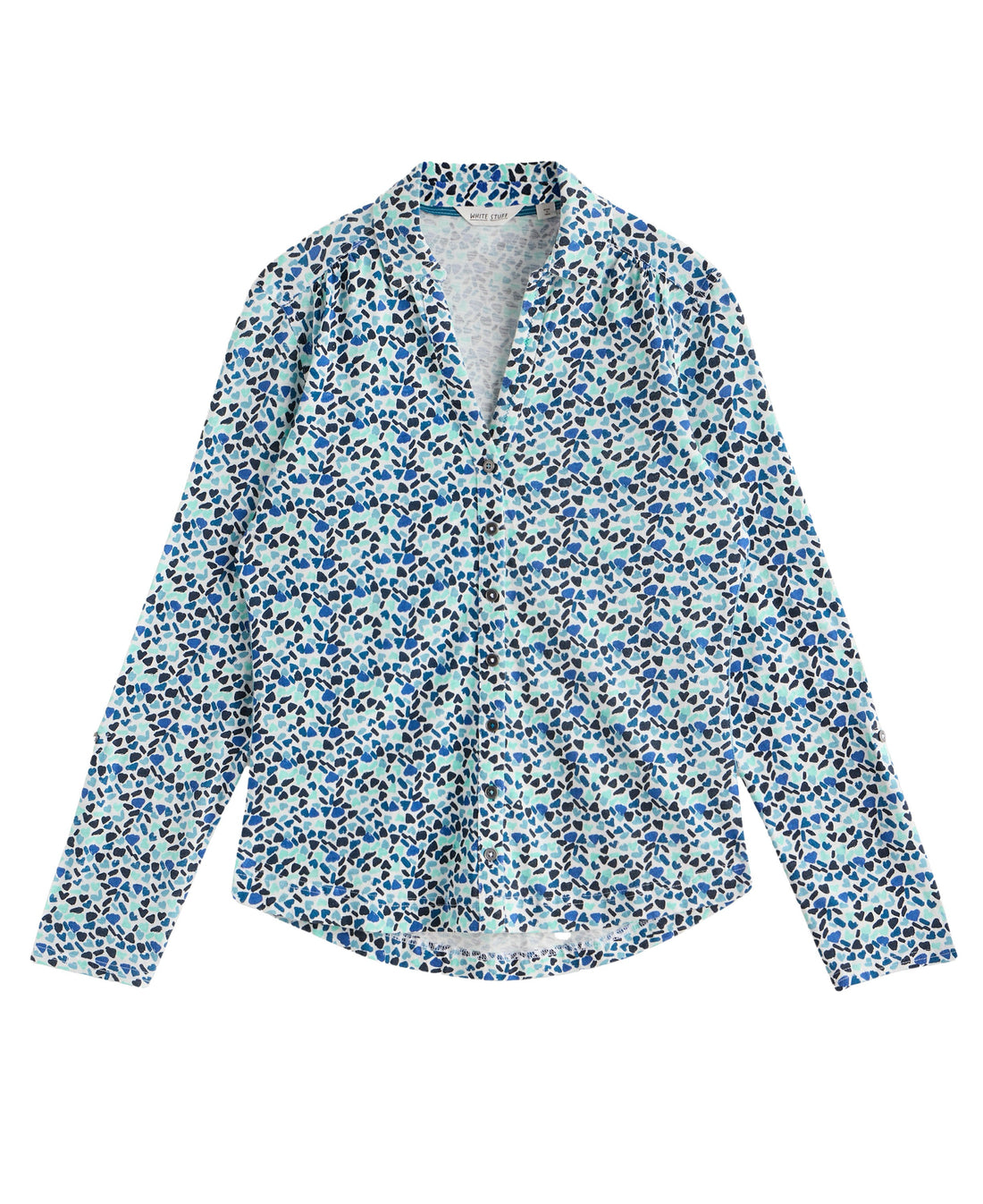 Annie Jersey Shirt - Blue Multi